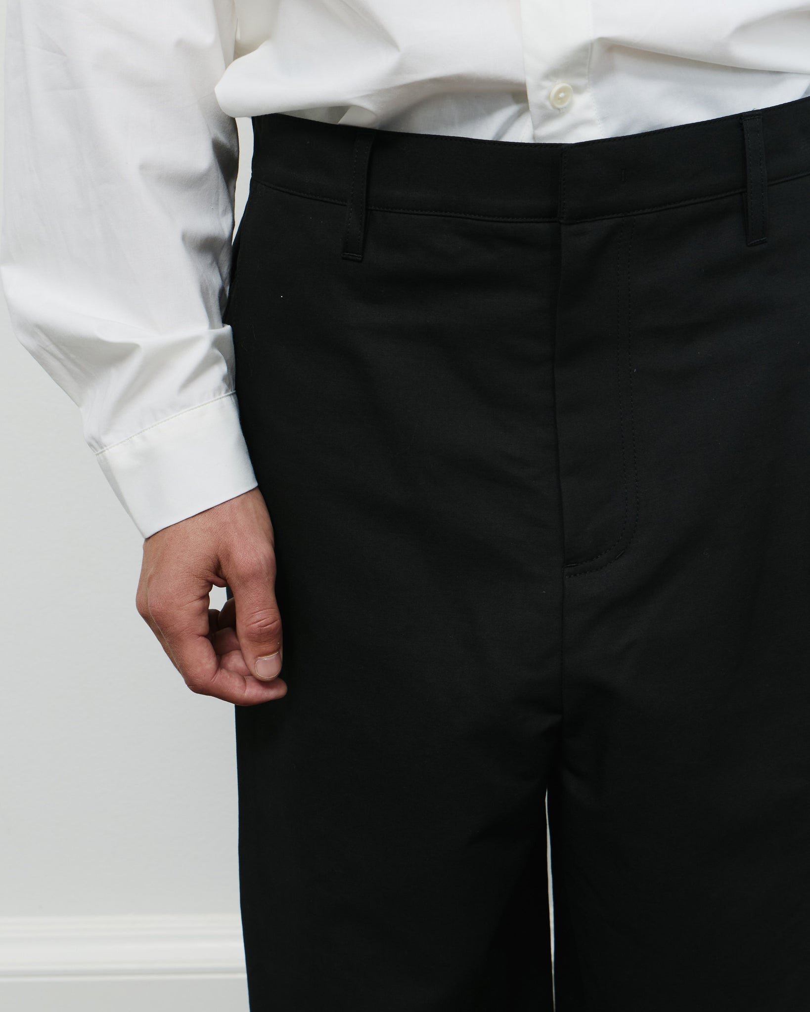Mens Snap Garconne Pants - Black