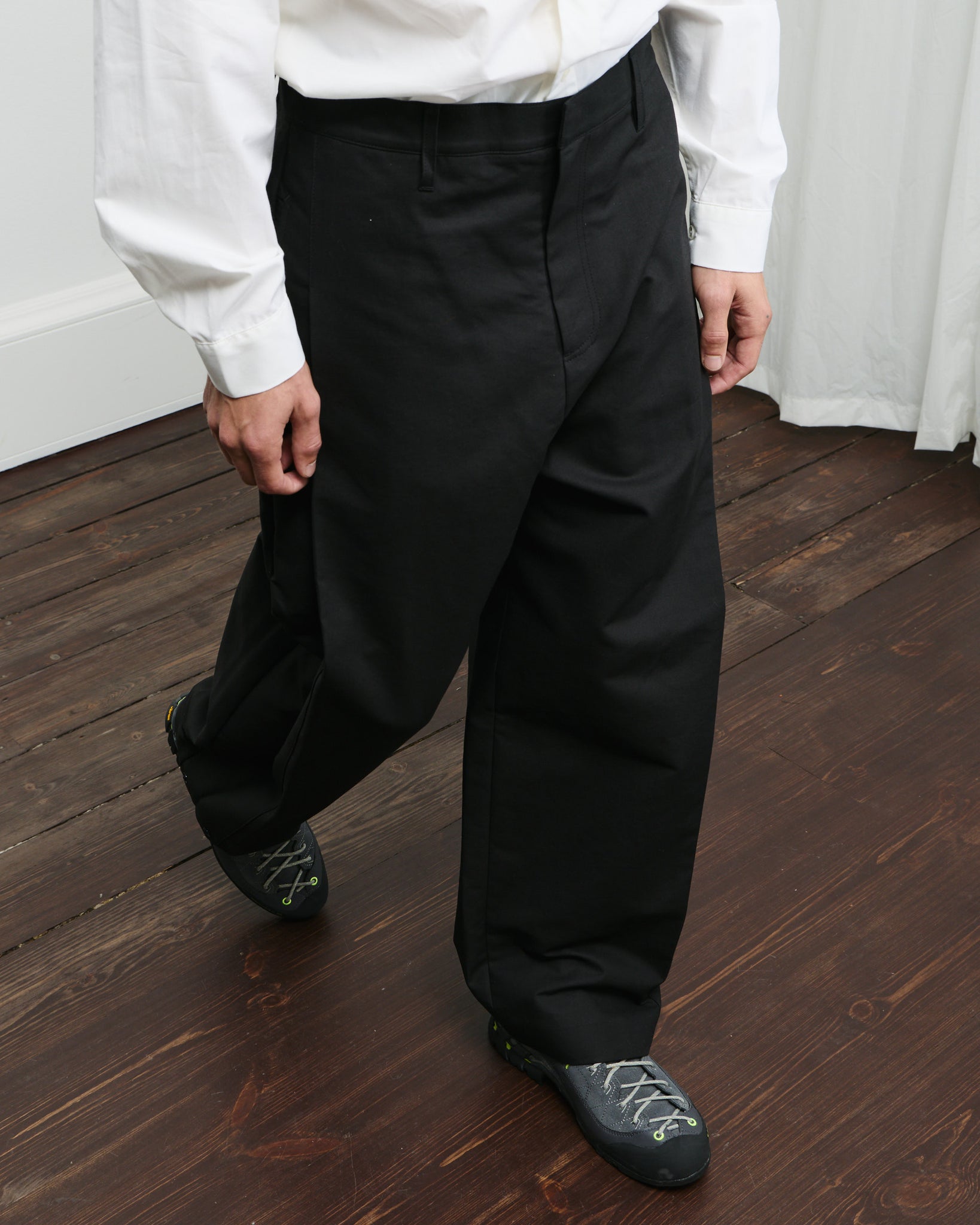 Mens Snap Garconne Pants - Black