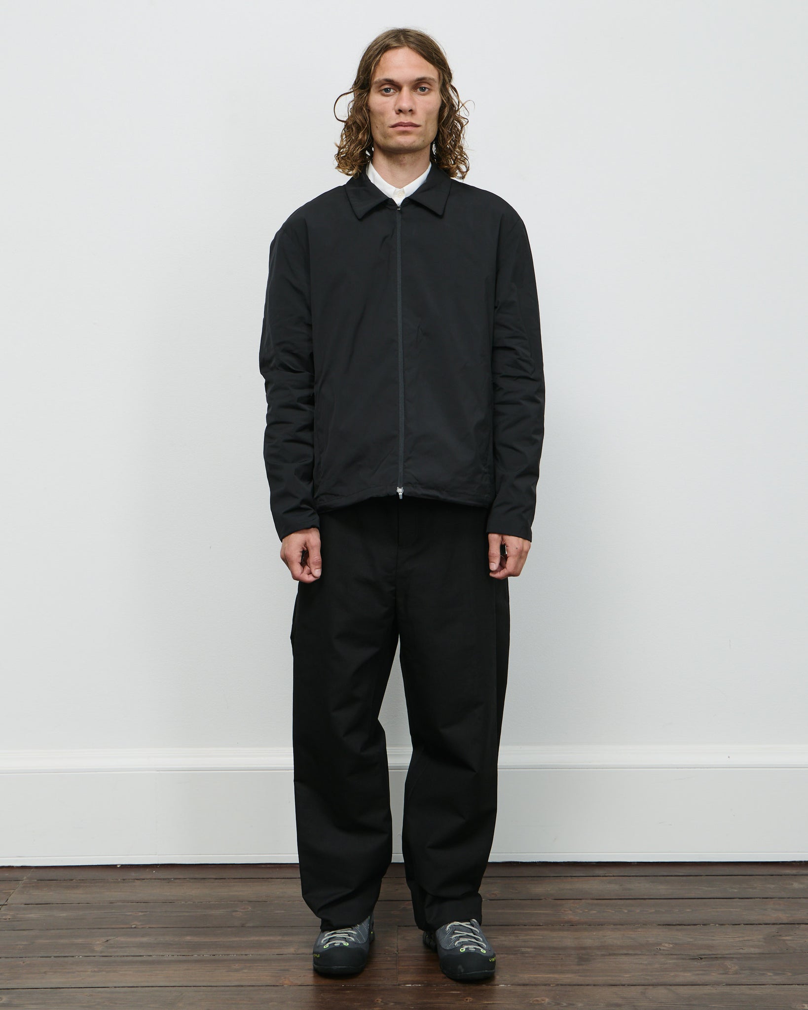 Taffeta Padded Jumper - Black