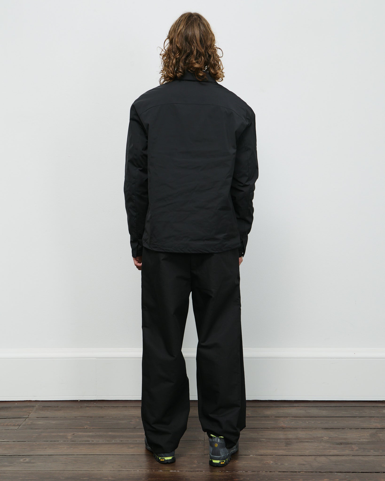 Taffeta Padded Jumper - Black