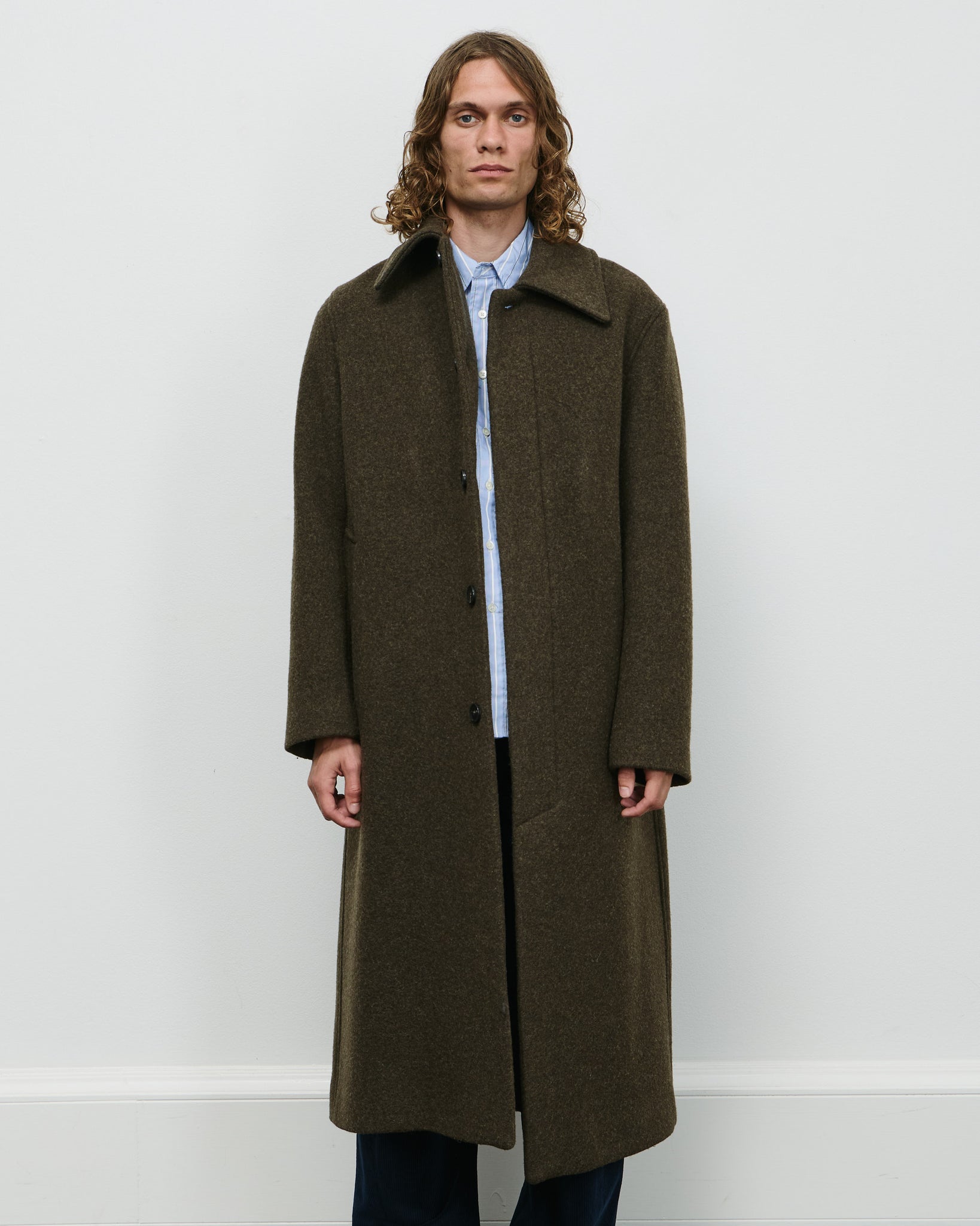 Winter Coat - Green Moss