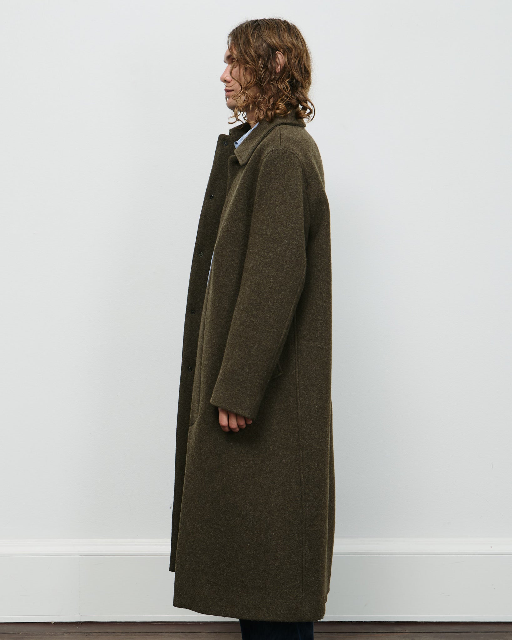 Winter Coat - Green Moss