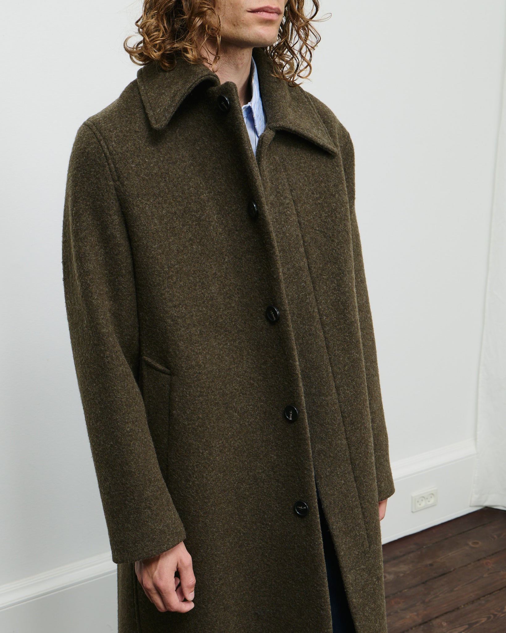 Winter Coat - Green Moss