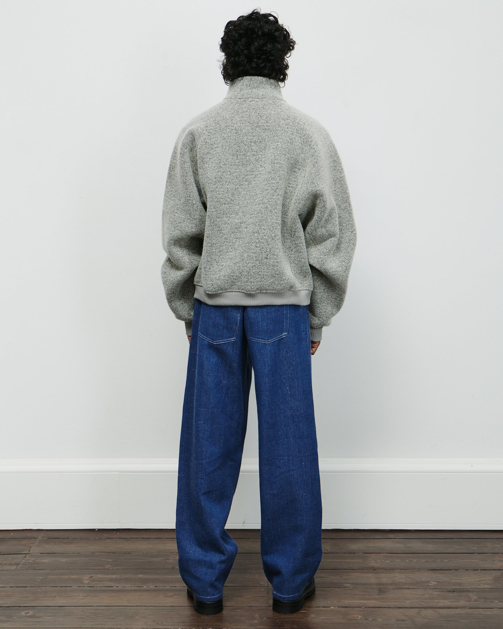 Reverse High Loft Fleece - Melange Grey