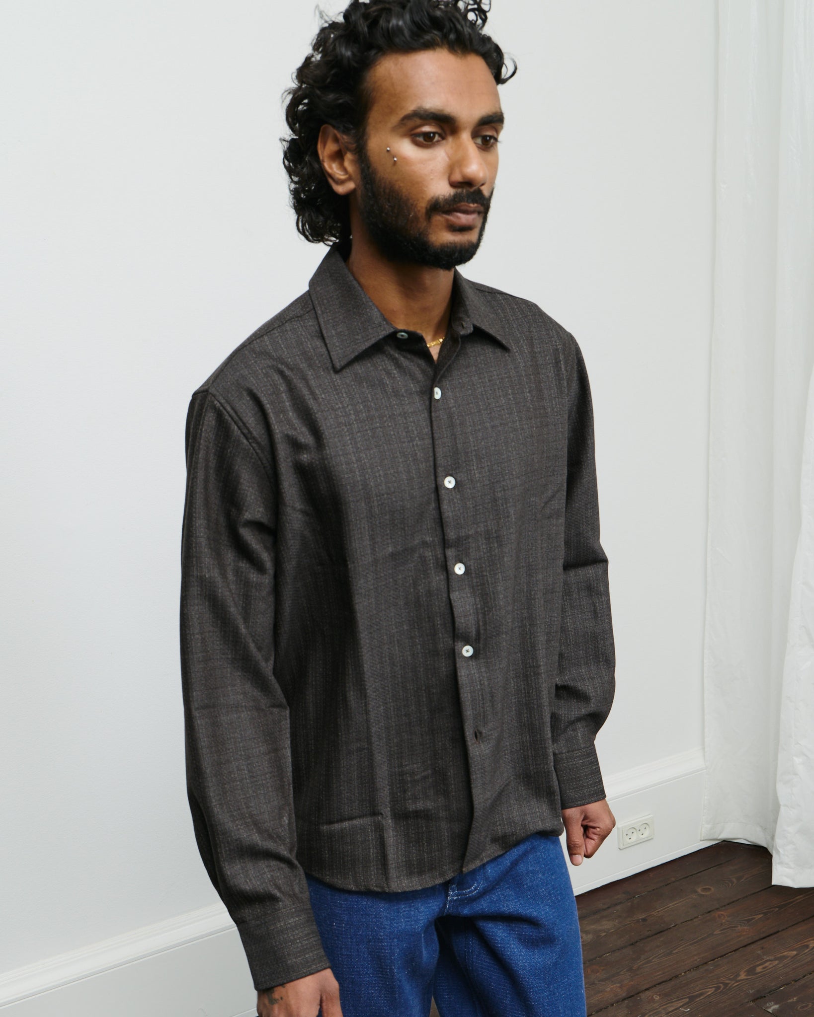 Find Shirt - Brown Melange