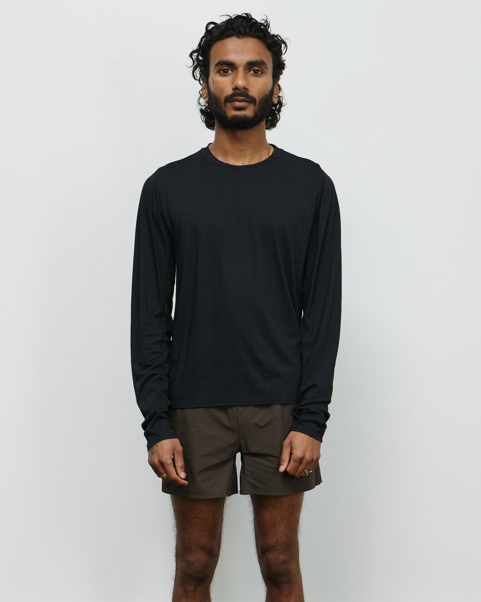 Drift Merino LS T - Black Beauty