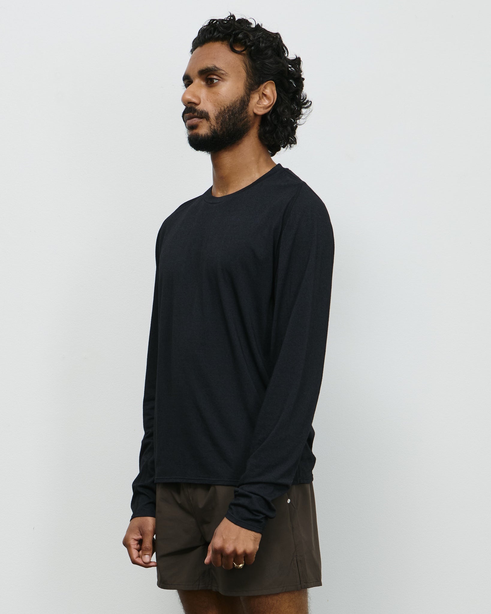 Drift Merino LS T - Black Beauty