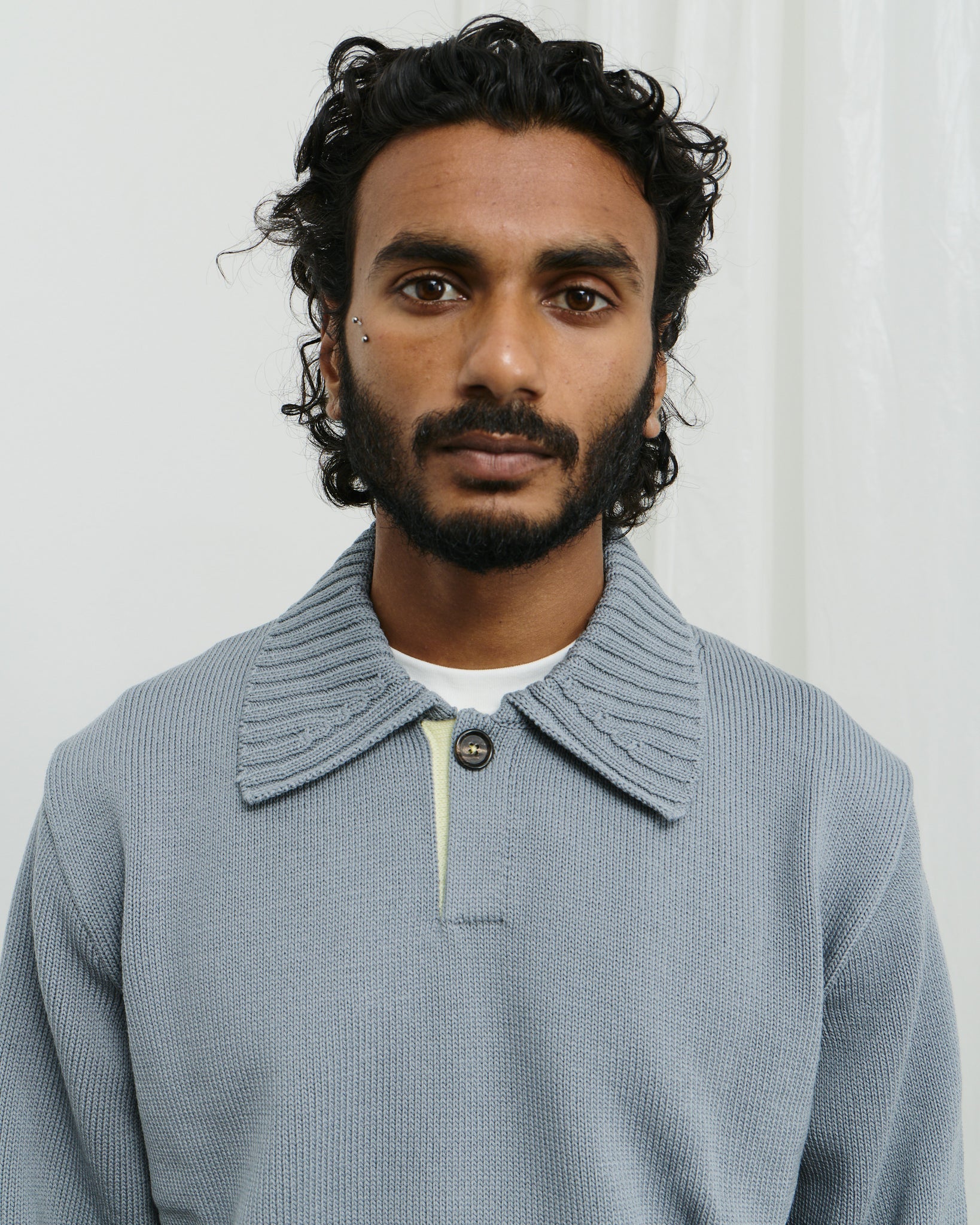 Opvarmning Knit - Grey/Pale Yellow