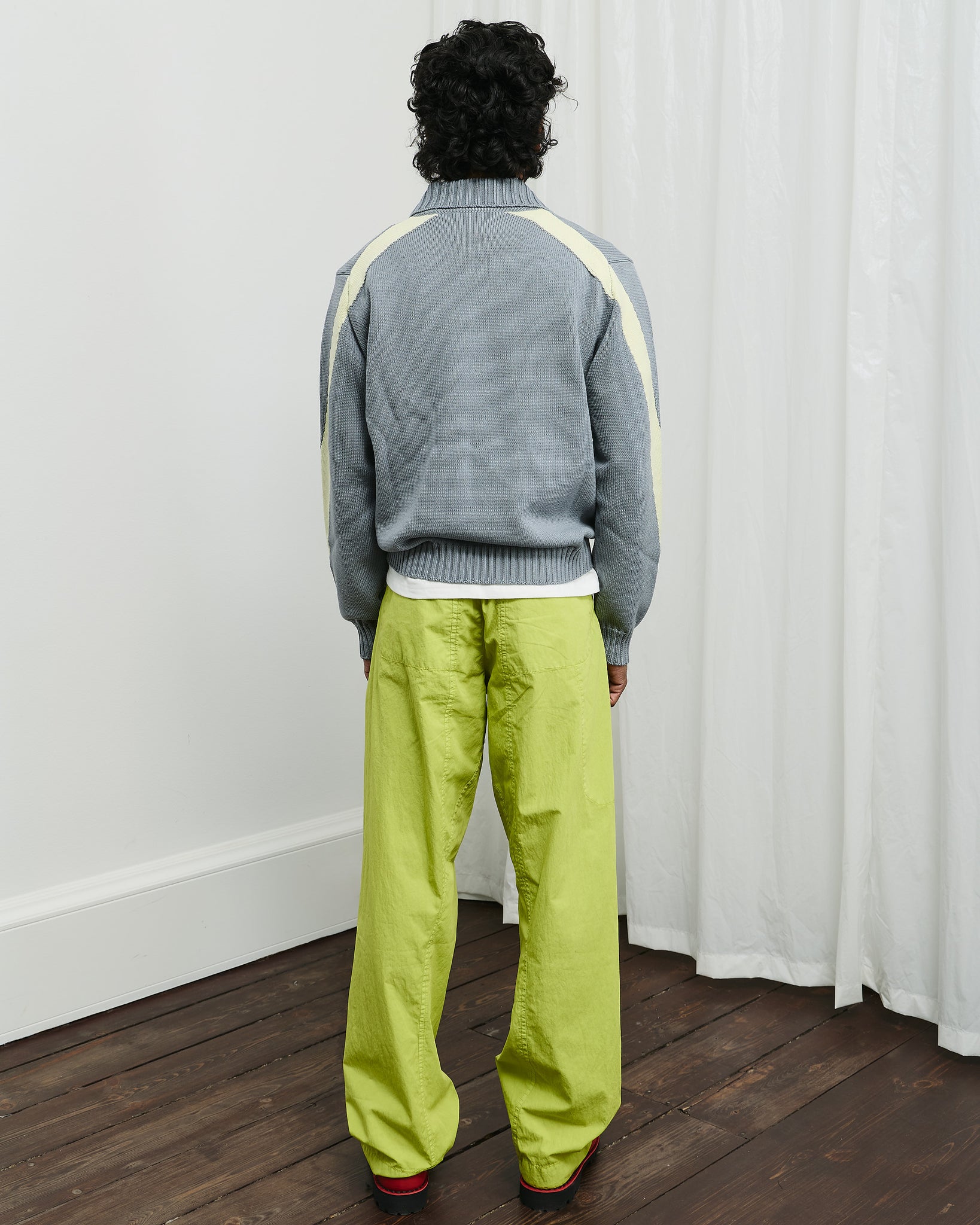 Opvarmning Knit - Grey/Pale Yellow
