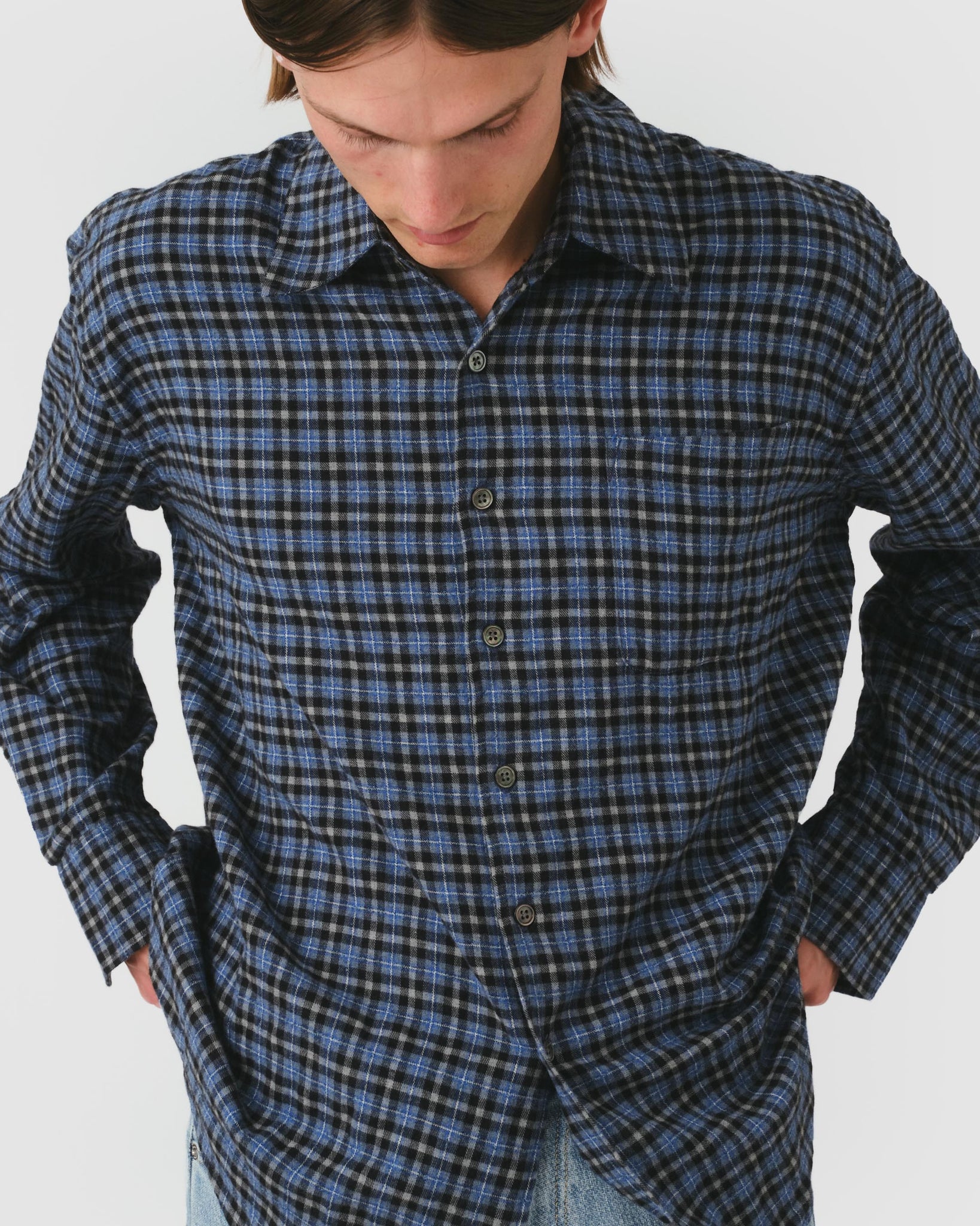 Above Shirt - Cantrell Check – grocery