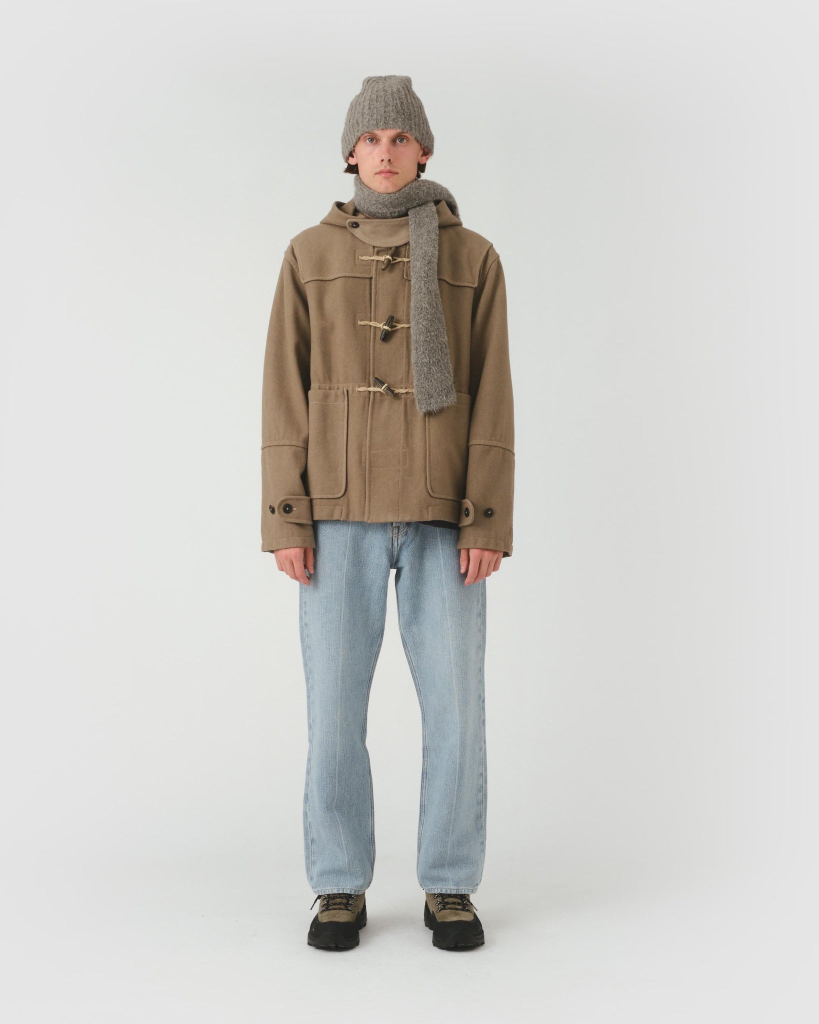 Our Legacy - Cropped Duffel Men Jacket - Peafowl Bath Wool – grocery