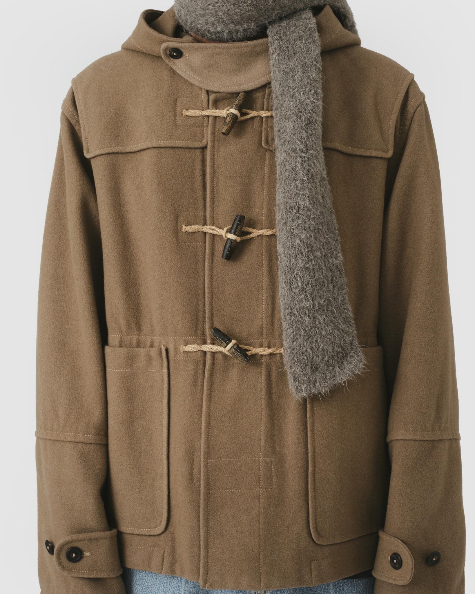 Our Legacy - Cropped Duffel Men Jacket - Peafowl Bath Wool – grocery