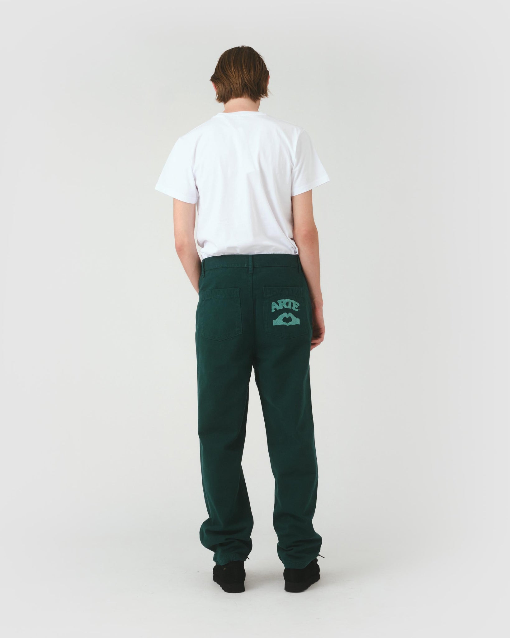 Paul Pocket Logo Pants - Green
