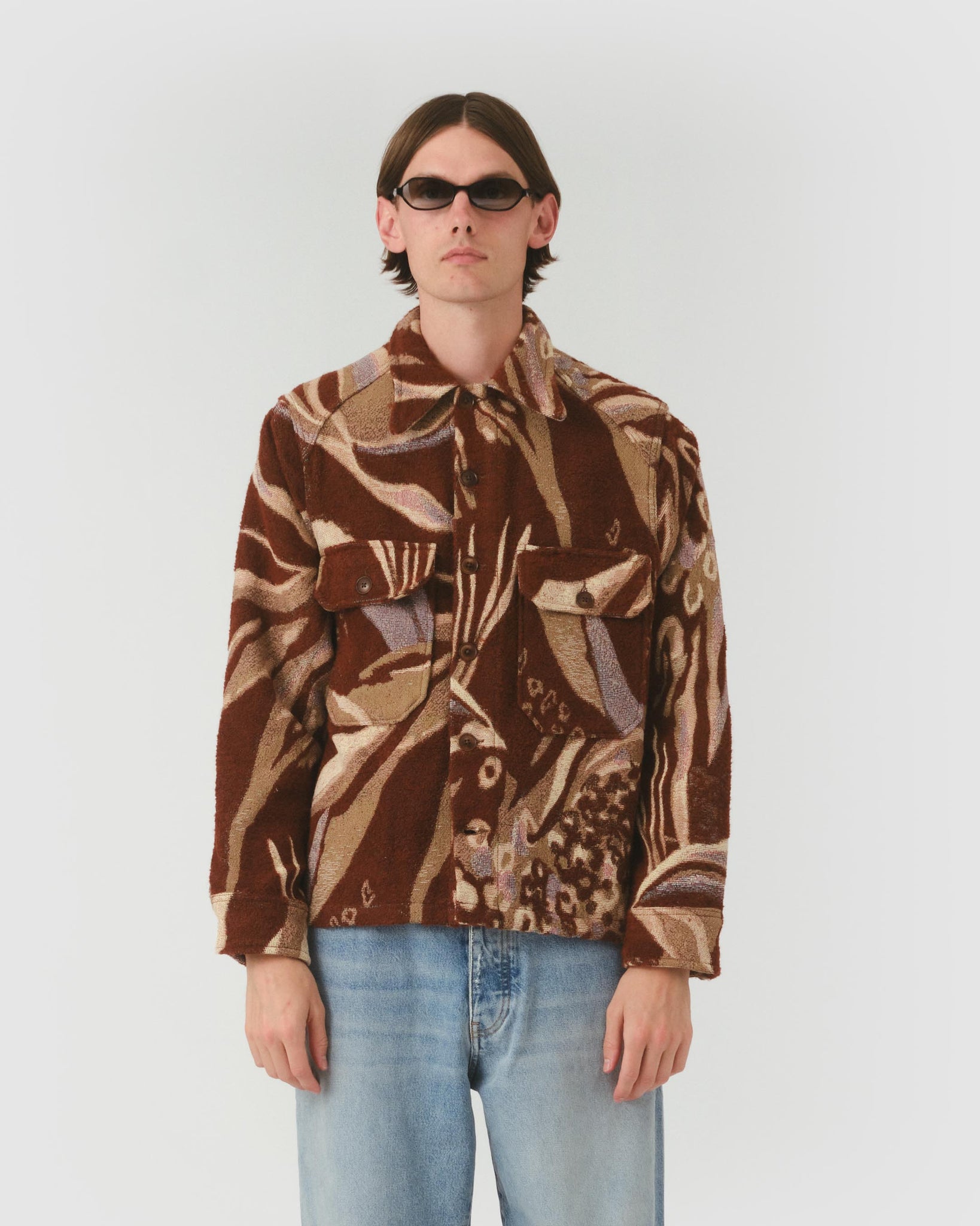 Animal CPO Shirt - Brown