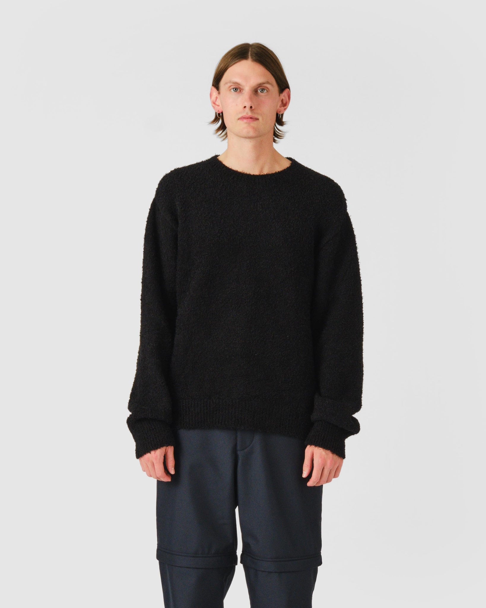Furry Sweater - Black