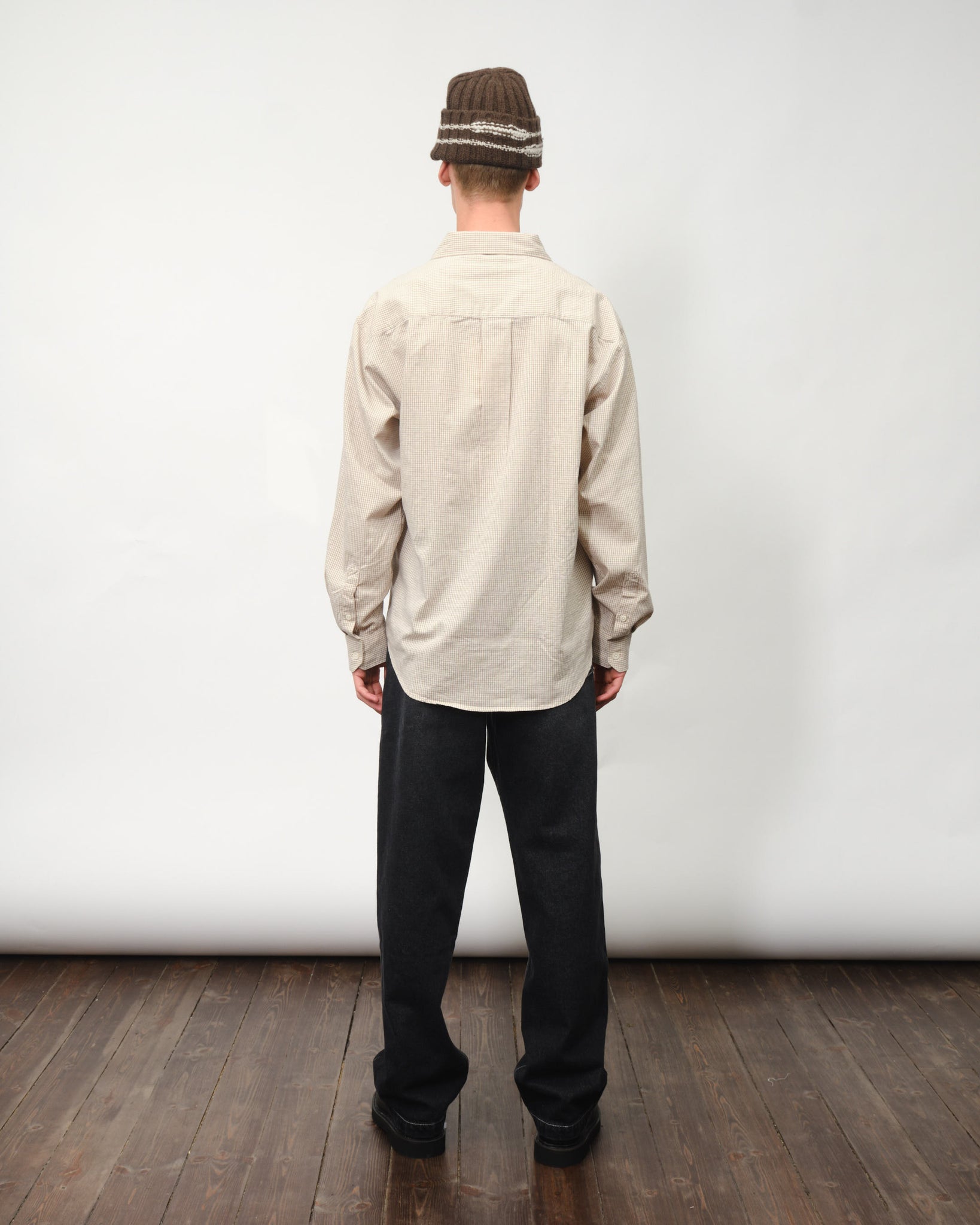 Executive Shirt - Beige Check