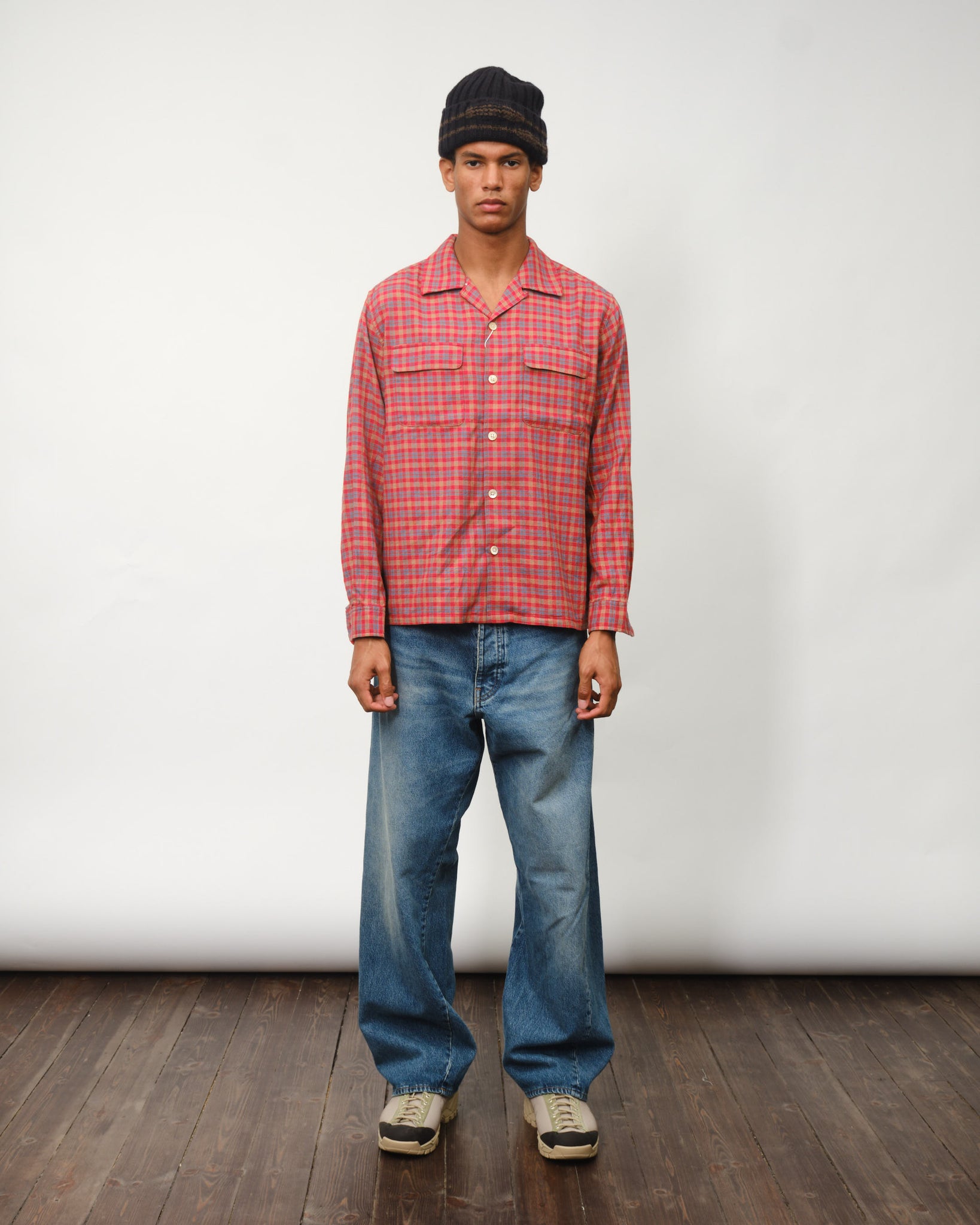 Pocket Shirt - Red Check