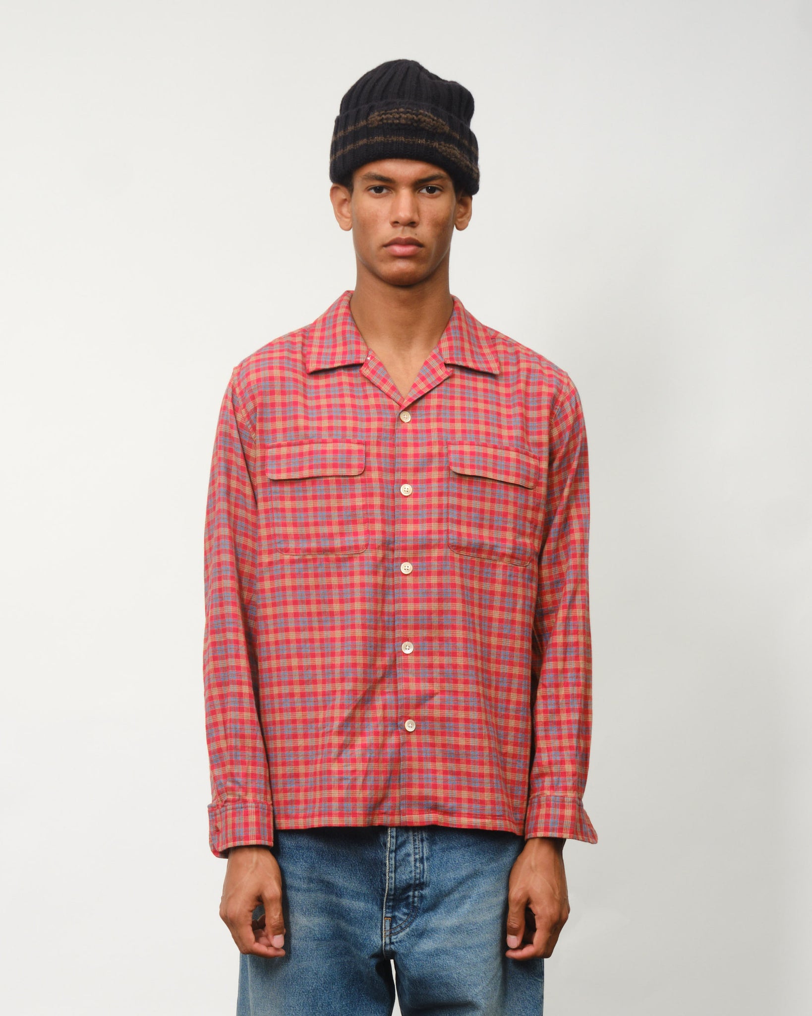 Pocket Shirt - Red Check