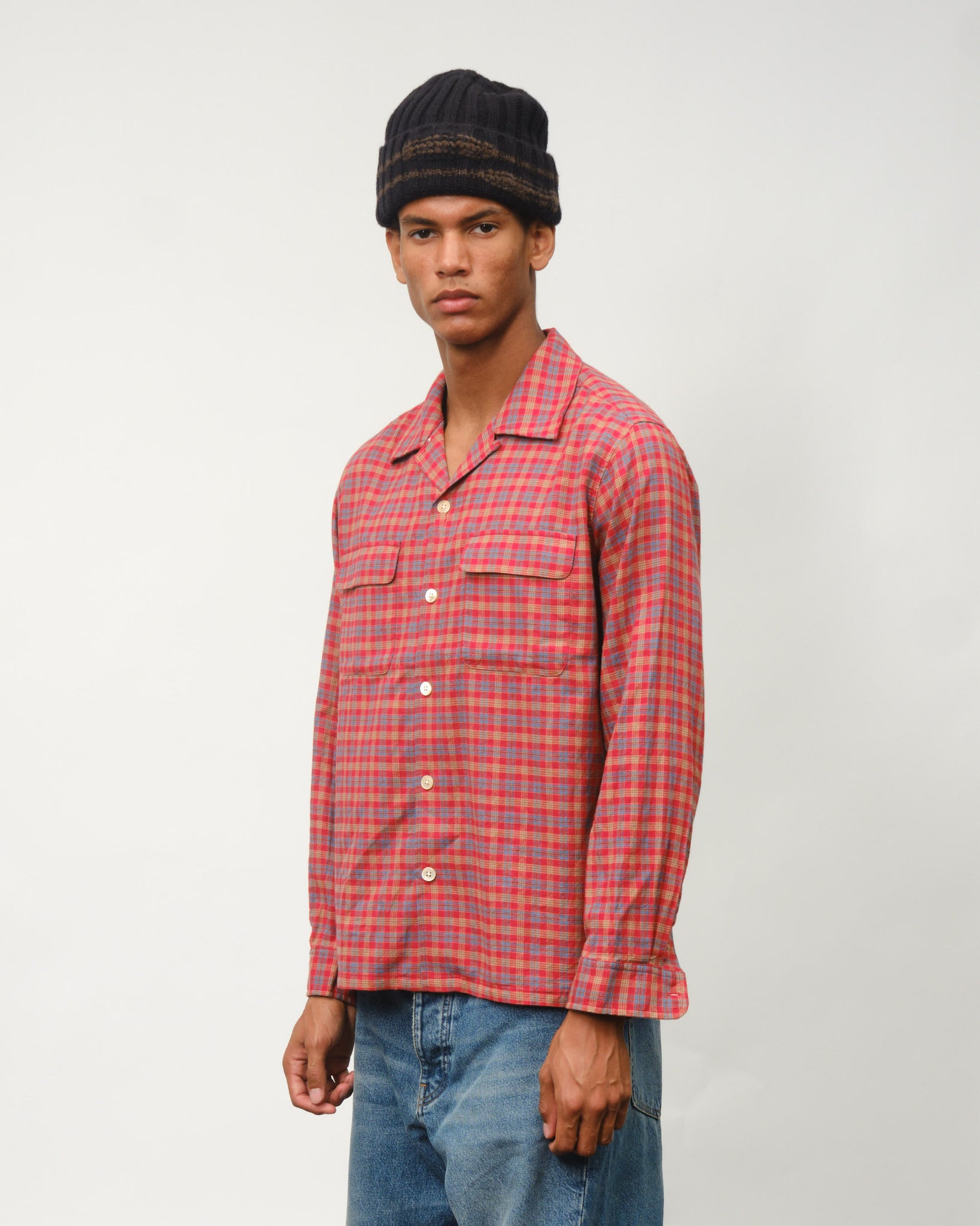 Pocket Shirt - Red Check