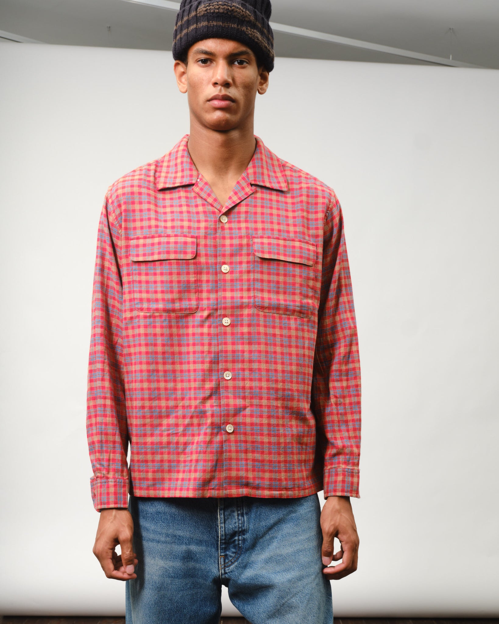 Pocket Shirt - Red Check