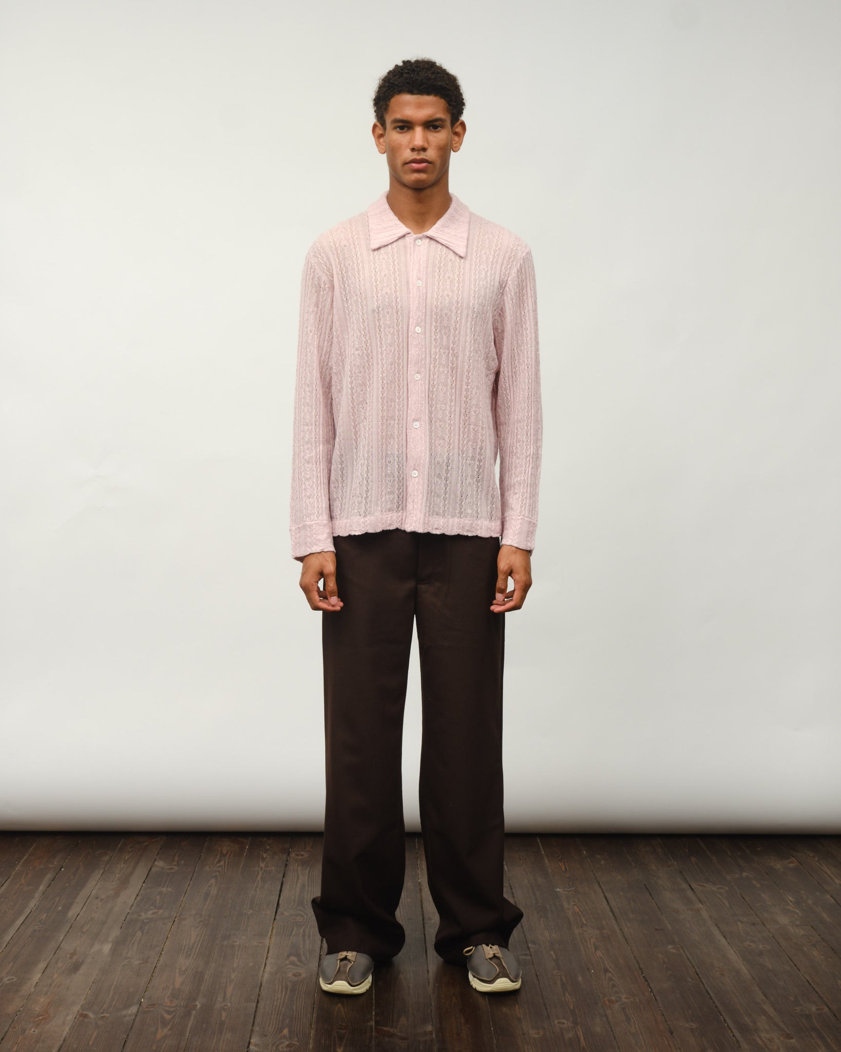 Riku Shirt - Fine Lavendel Merino