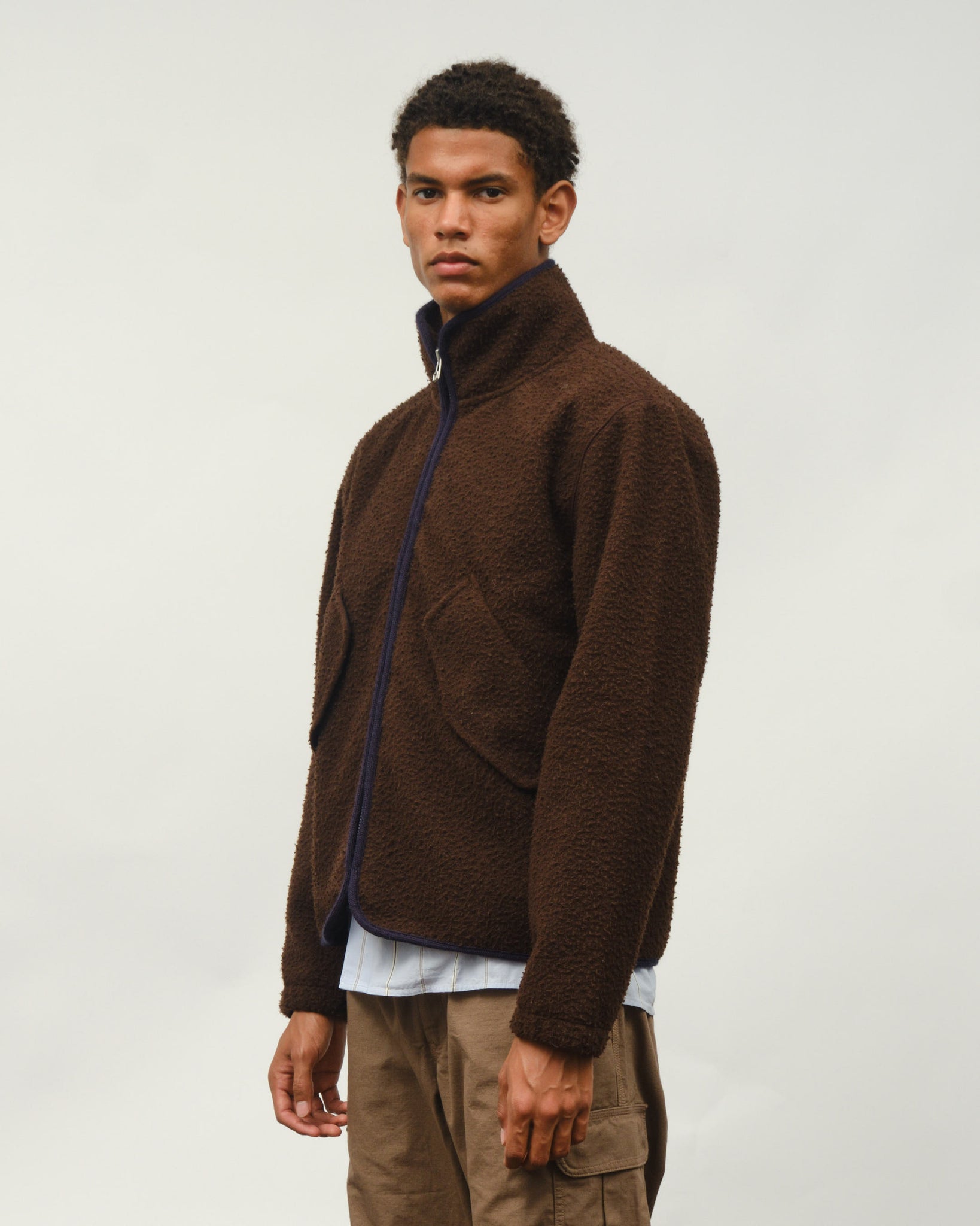 Another Fleece Jacket 1.0 - Brown/Navy