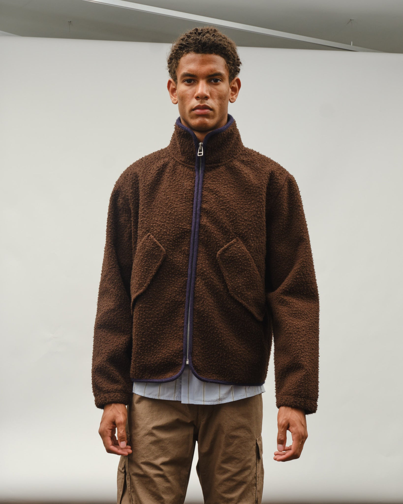 Another Fleece Jacket 1.0 - Brown/Navy