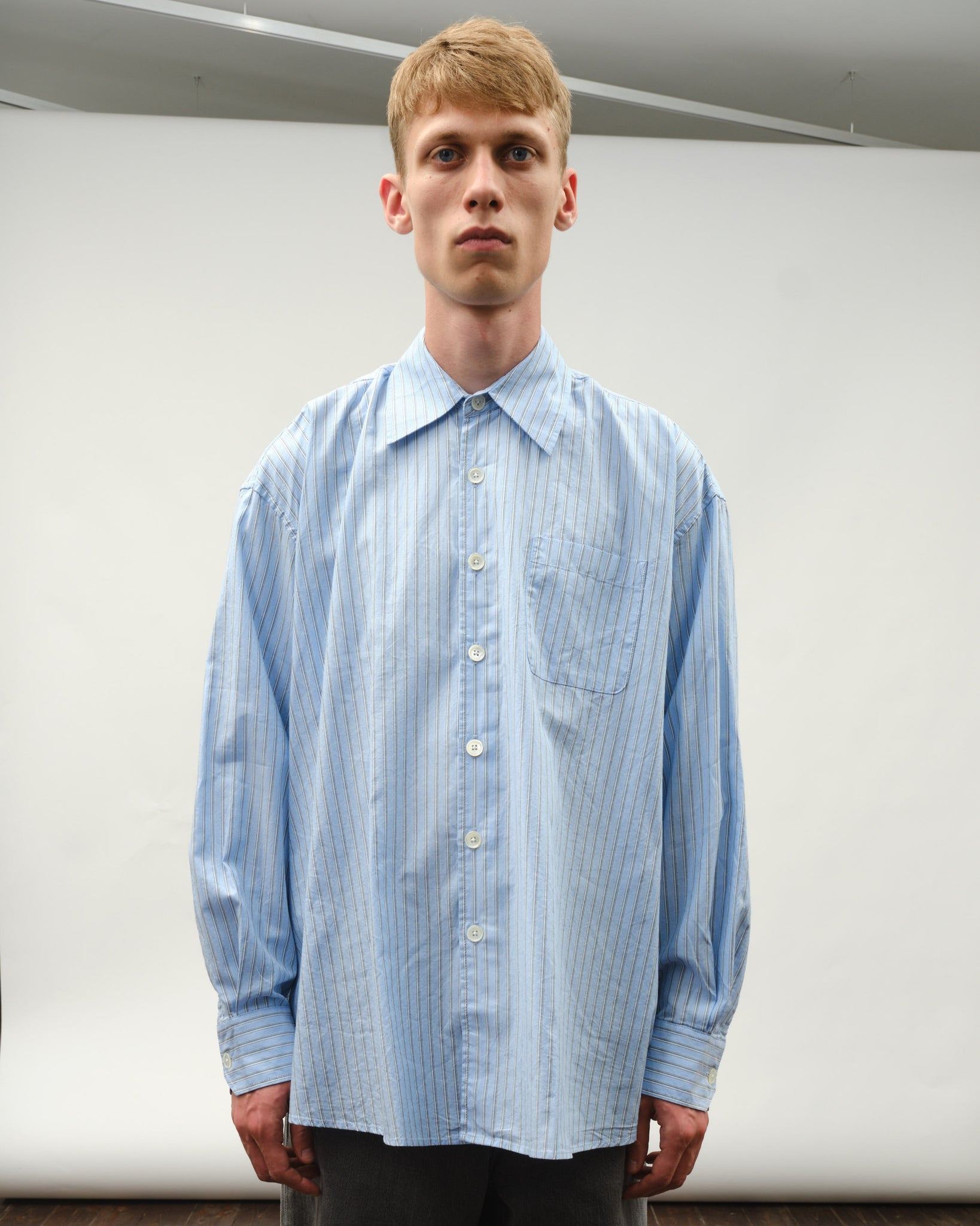 Borrowed Shirt - Big Daddy Stripe Oxford