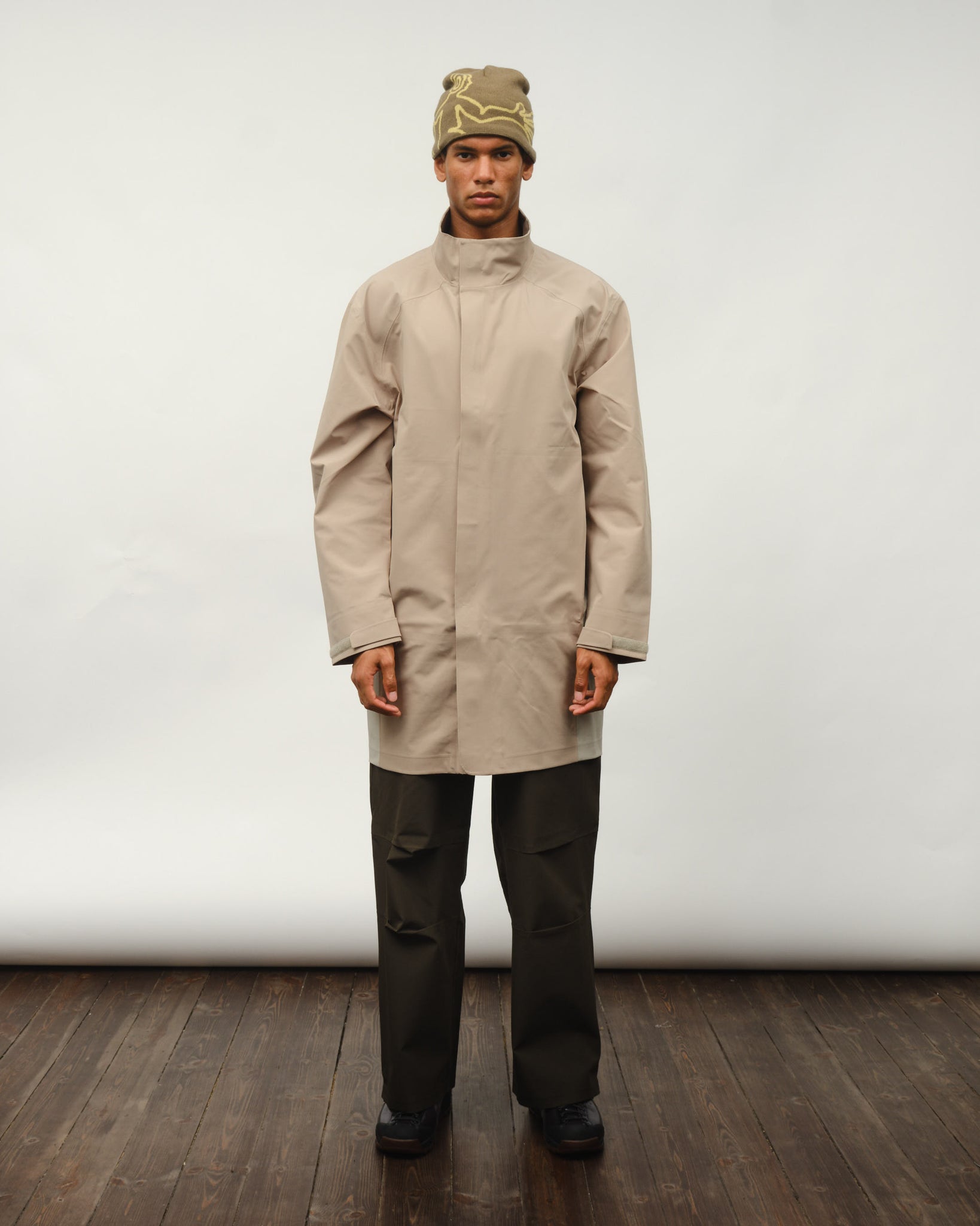 3L Shell Long Coat - Beige