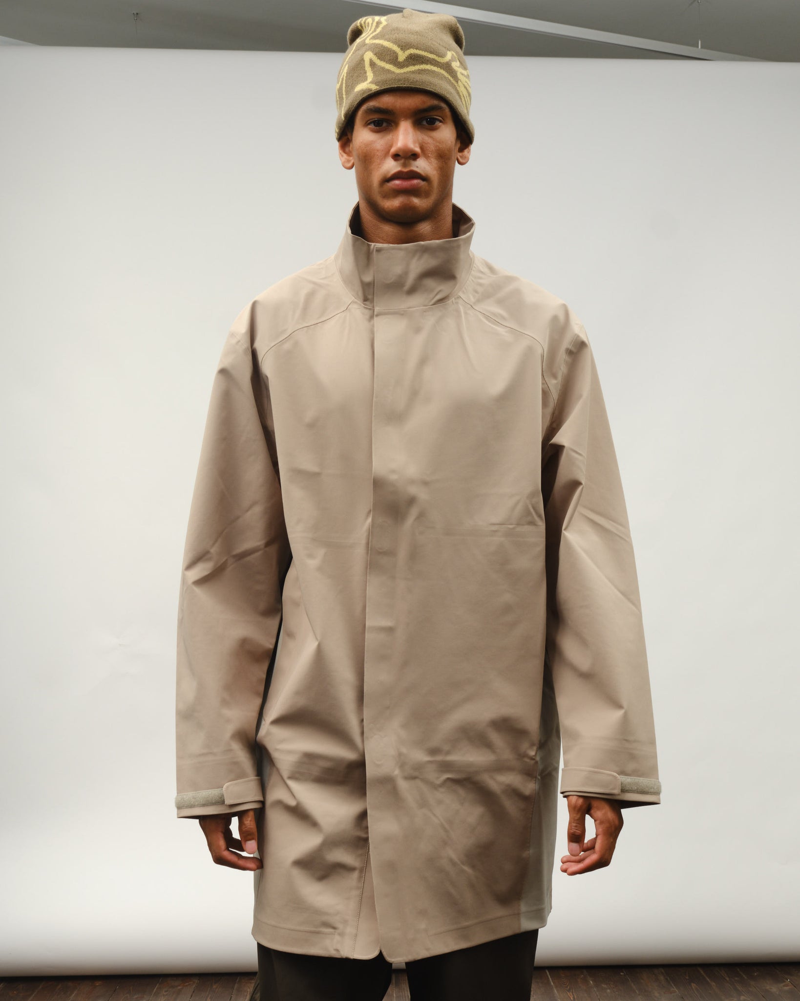 3L Shell Long Coat - Beige