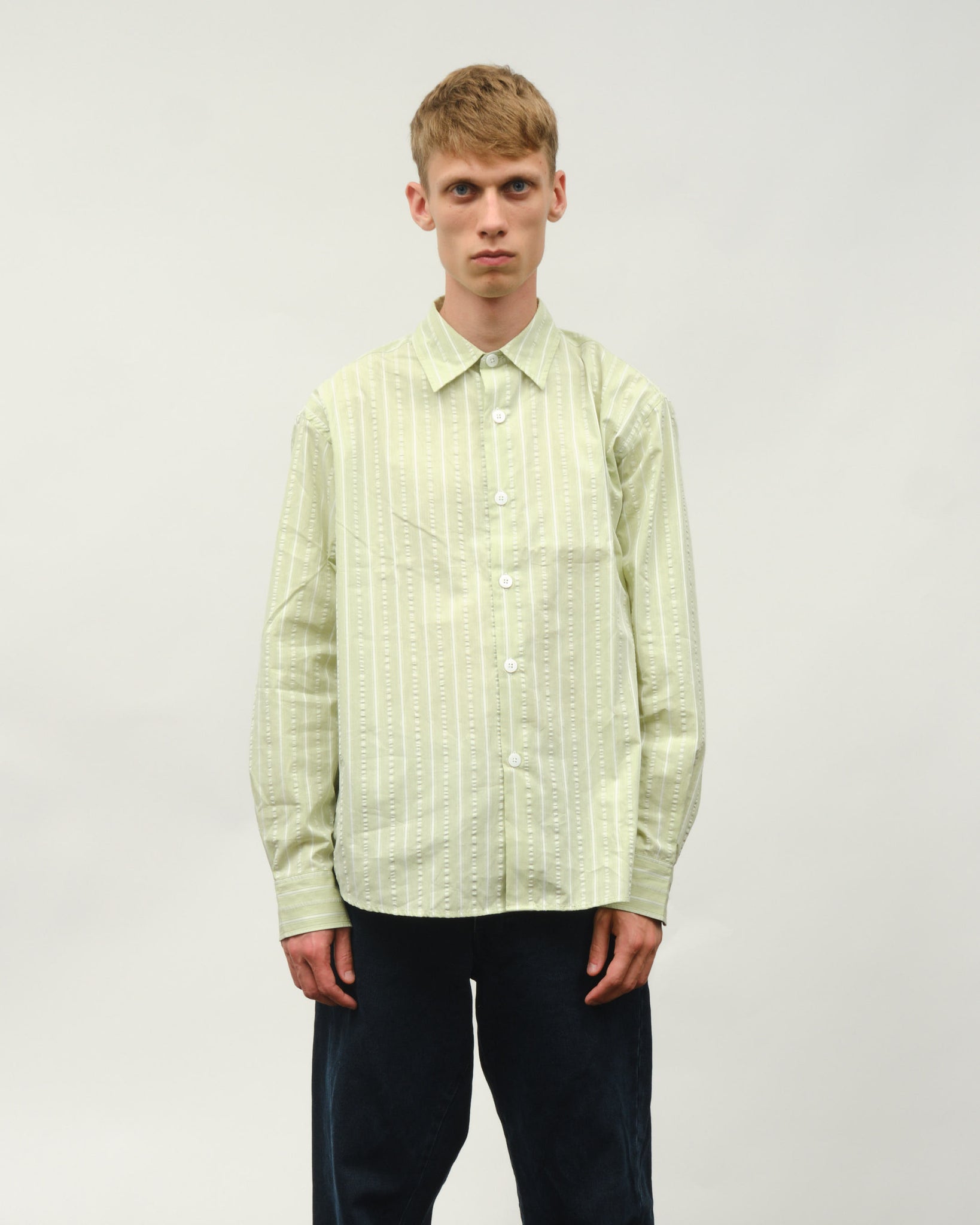 Find Shirt - Green Stripe