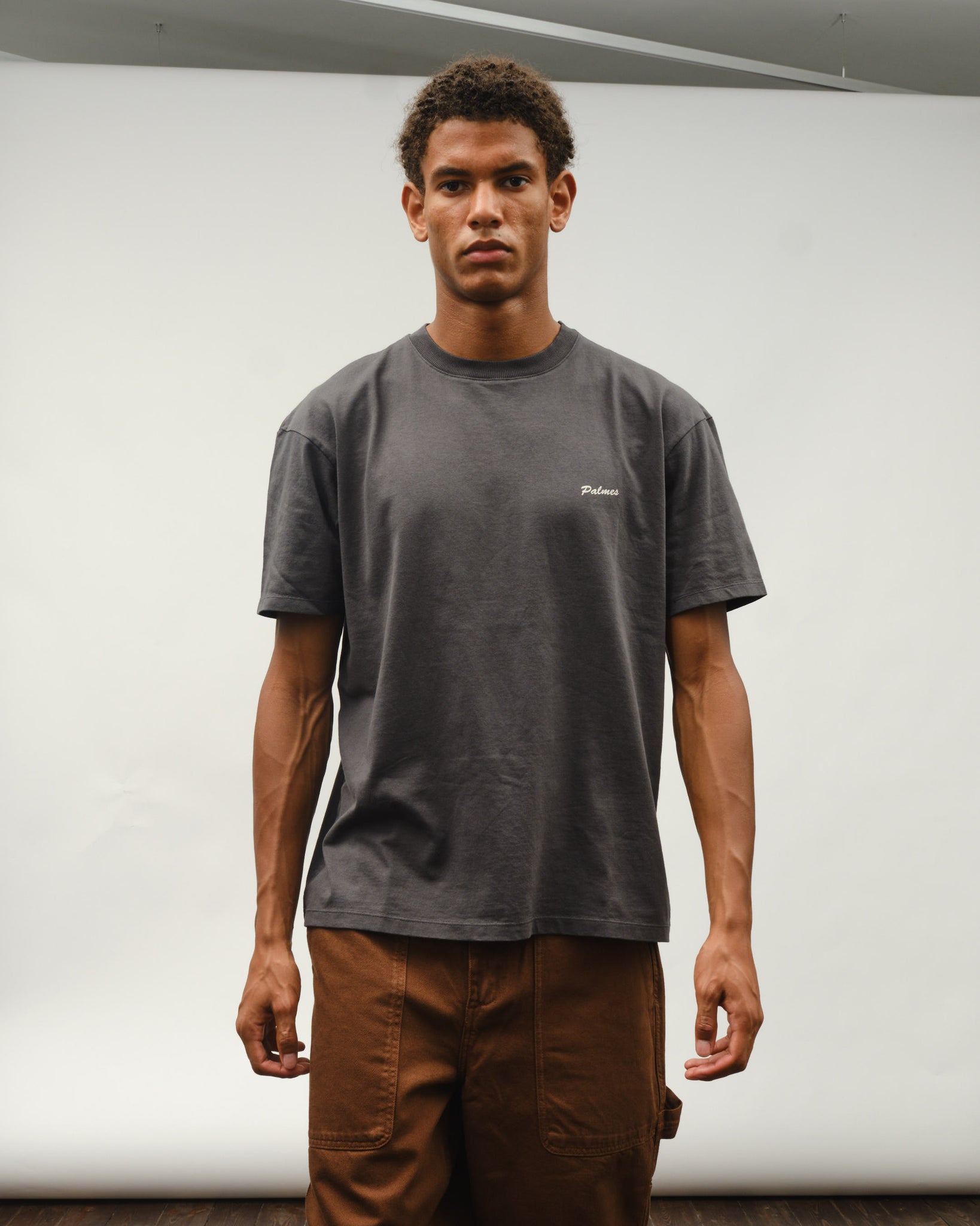 Dyed T-shirt - Washed Grey White