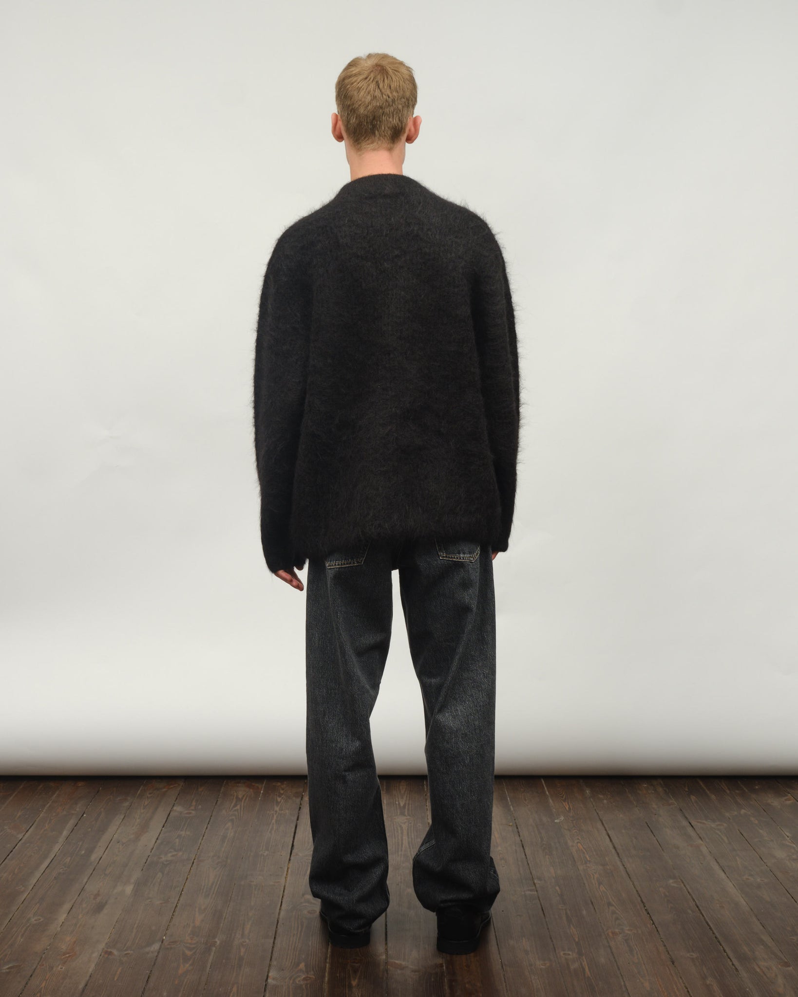 Haru Sweater - Black Alpaca