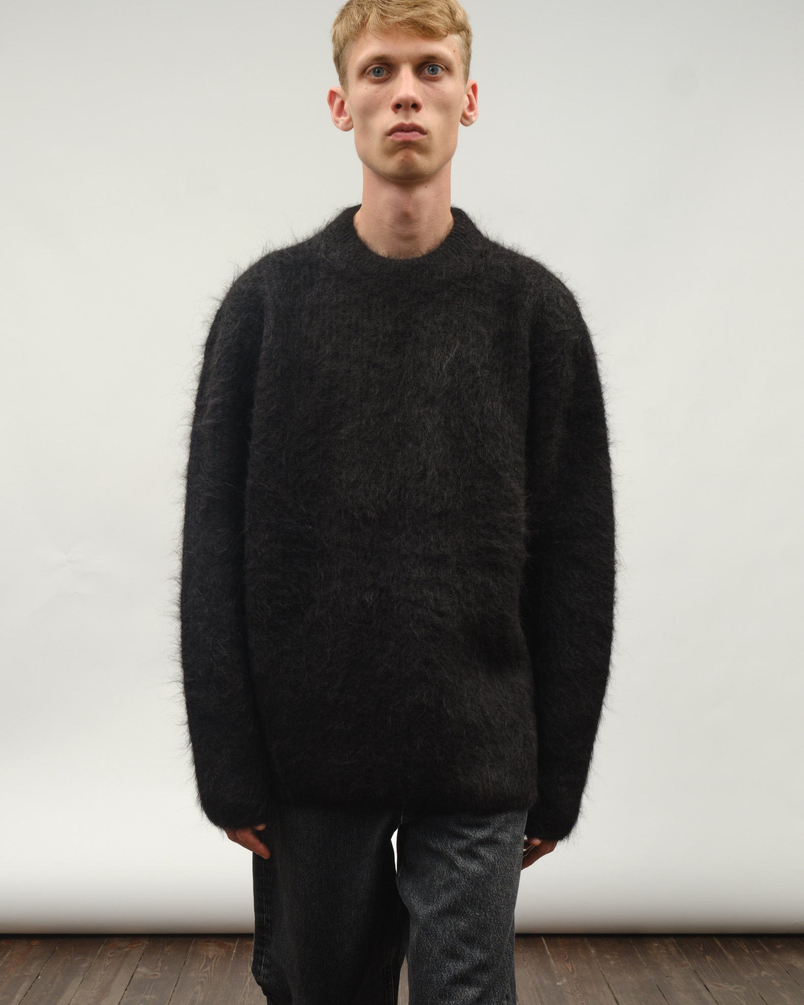 Haru Sweater - Black Alpaca