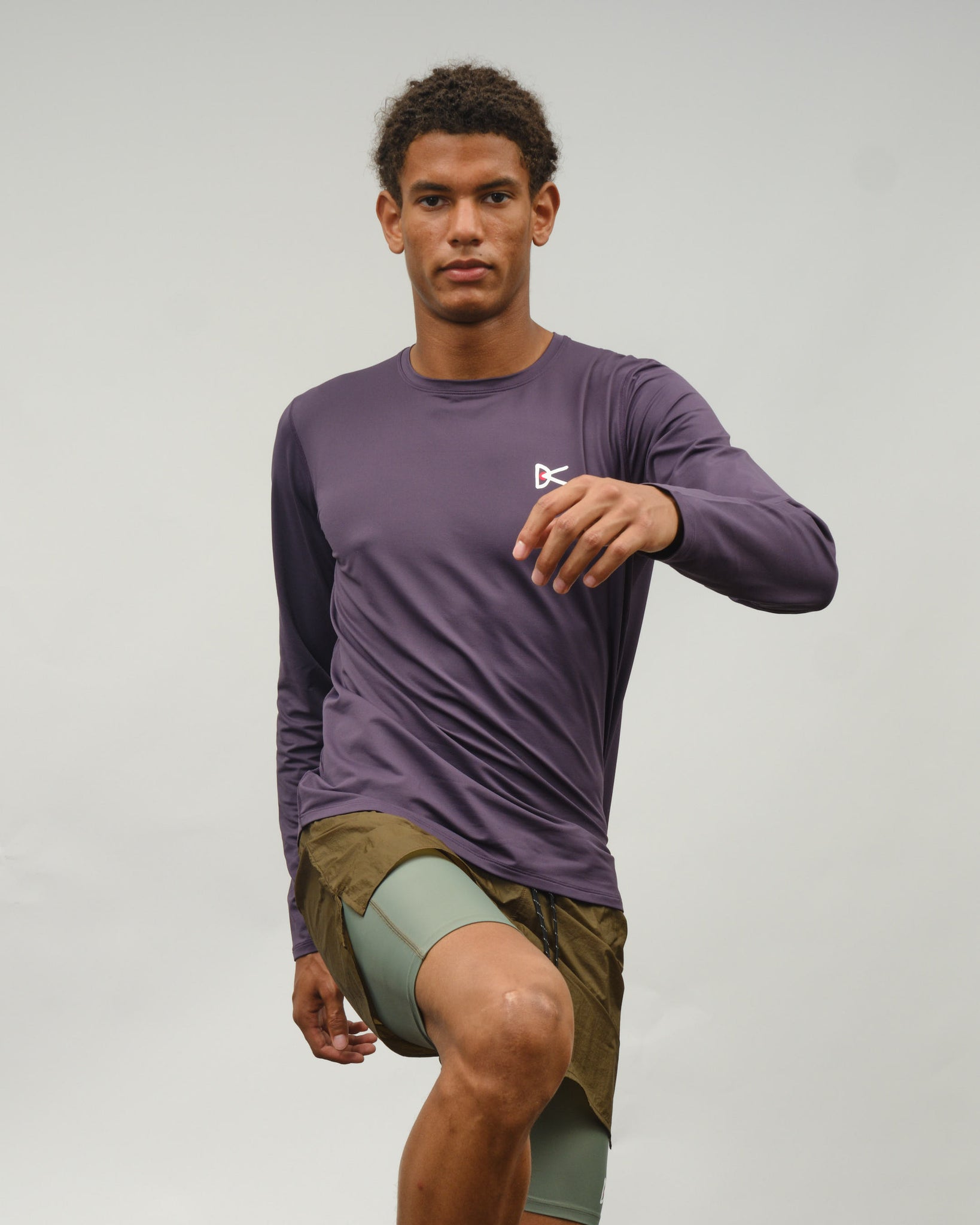 Lightweight Long Sleeve Tee - Plum