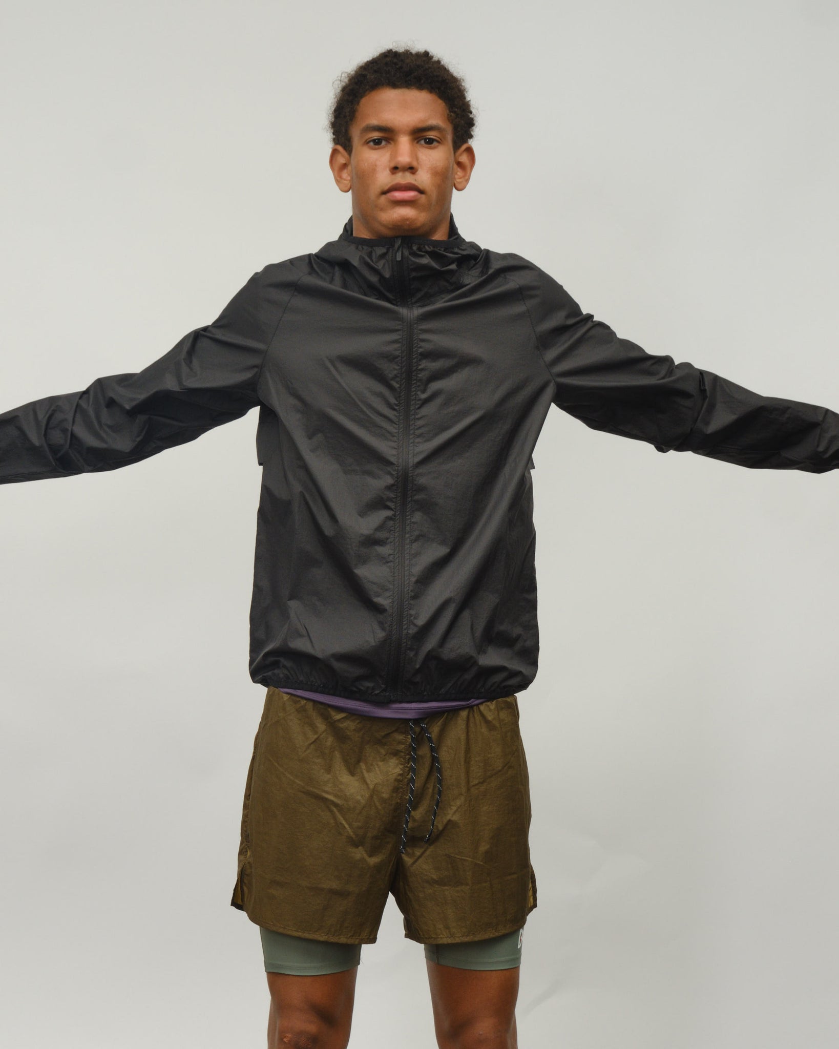 Ultralight DWR Wind Jacket - Black