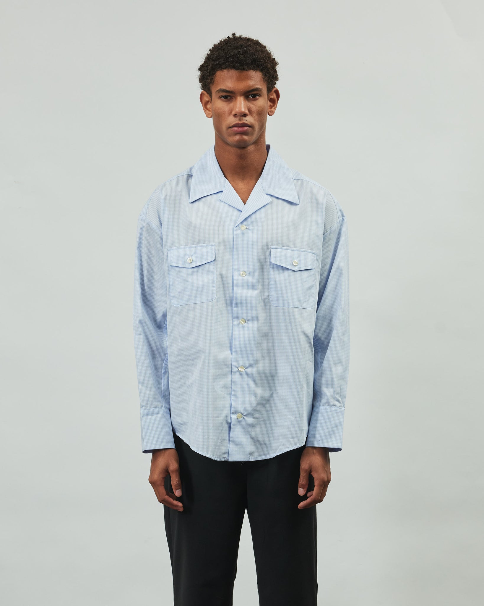 Cuba Shirt - White Minicheck