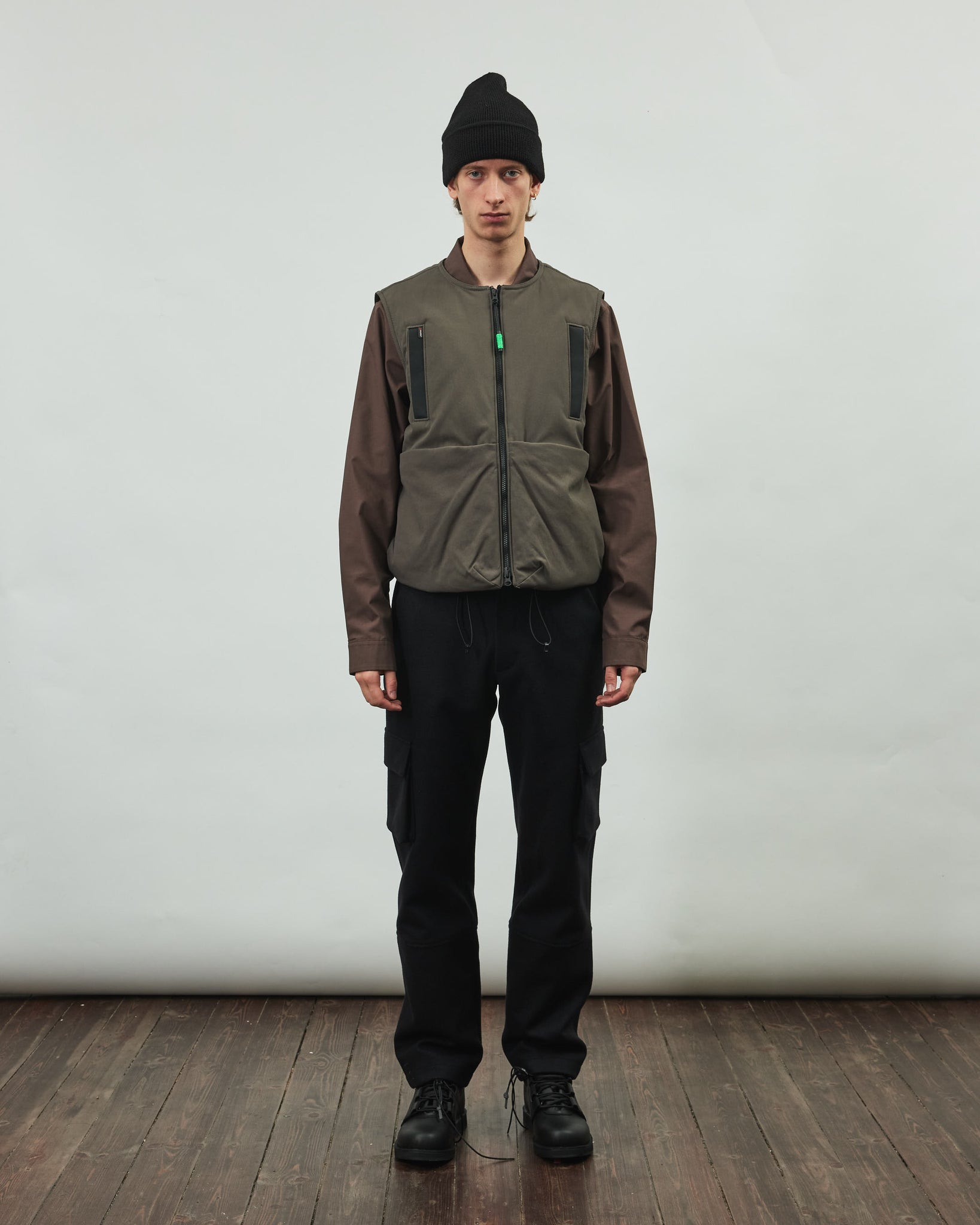 Deck Operator Padded Vest - Dove Gray