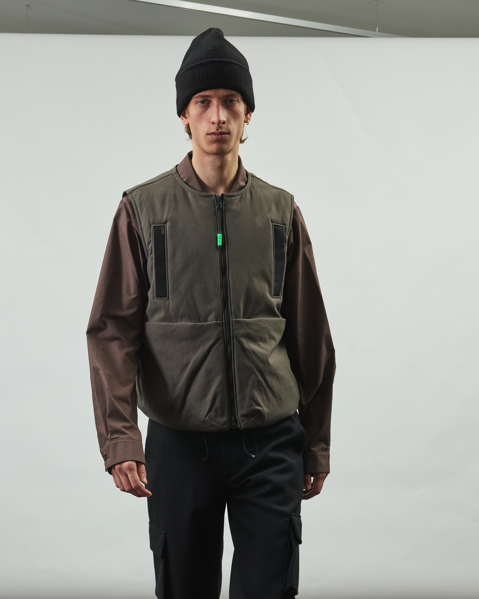 Deck Operator Padded Vest - Dove Gray