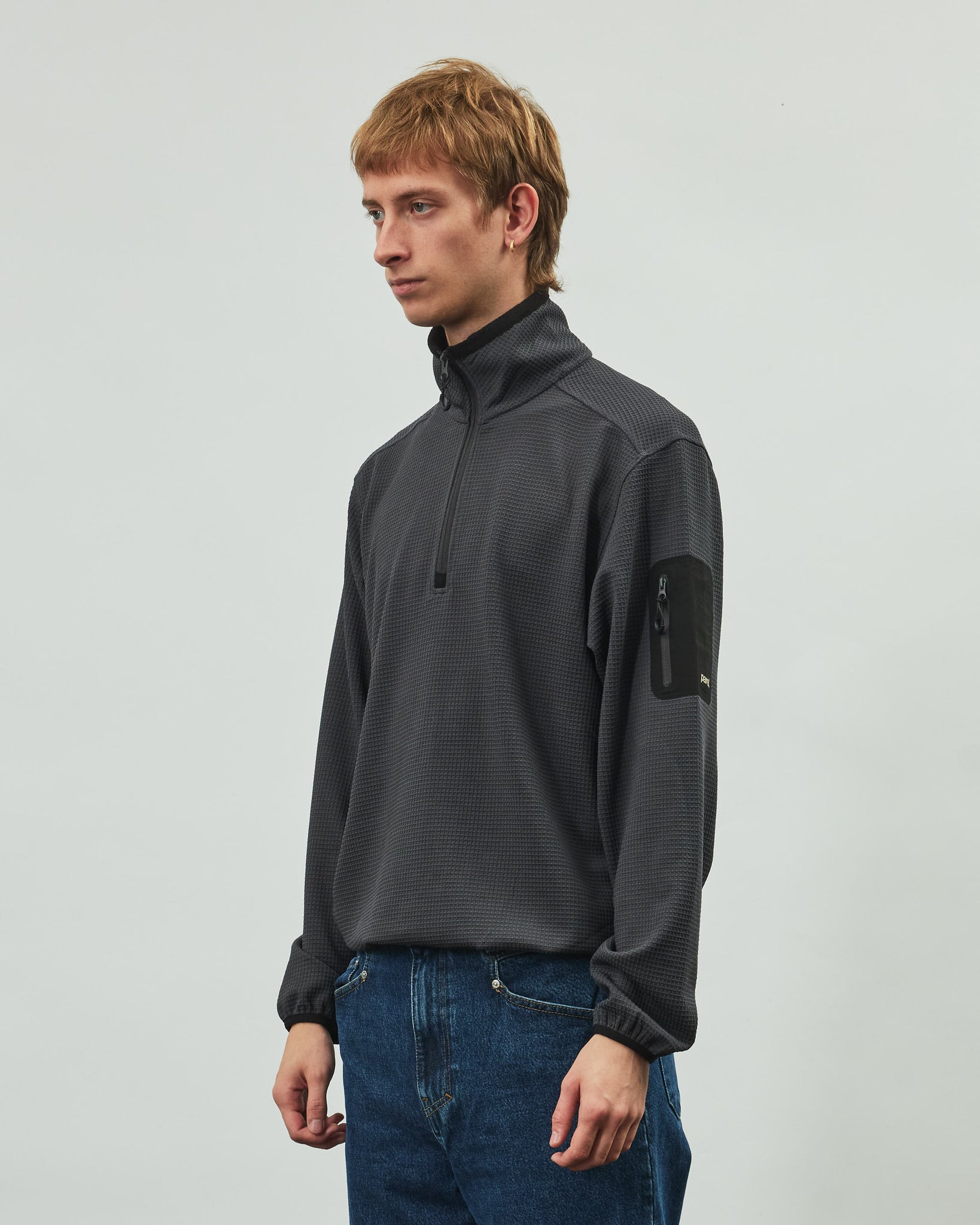 Toba Quarter Zip - Anthracite