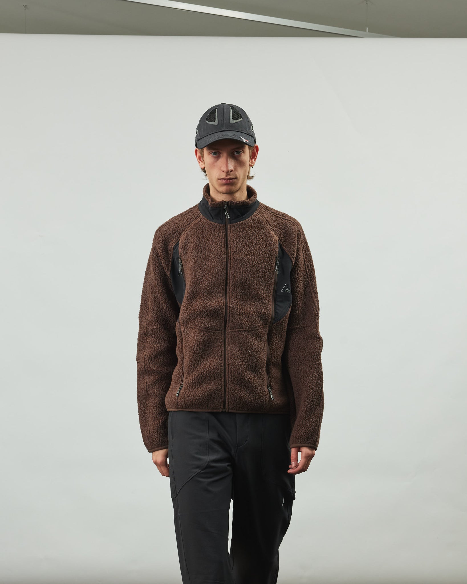 Polartec Fleece Jacket - Dark Brown Black