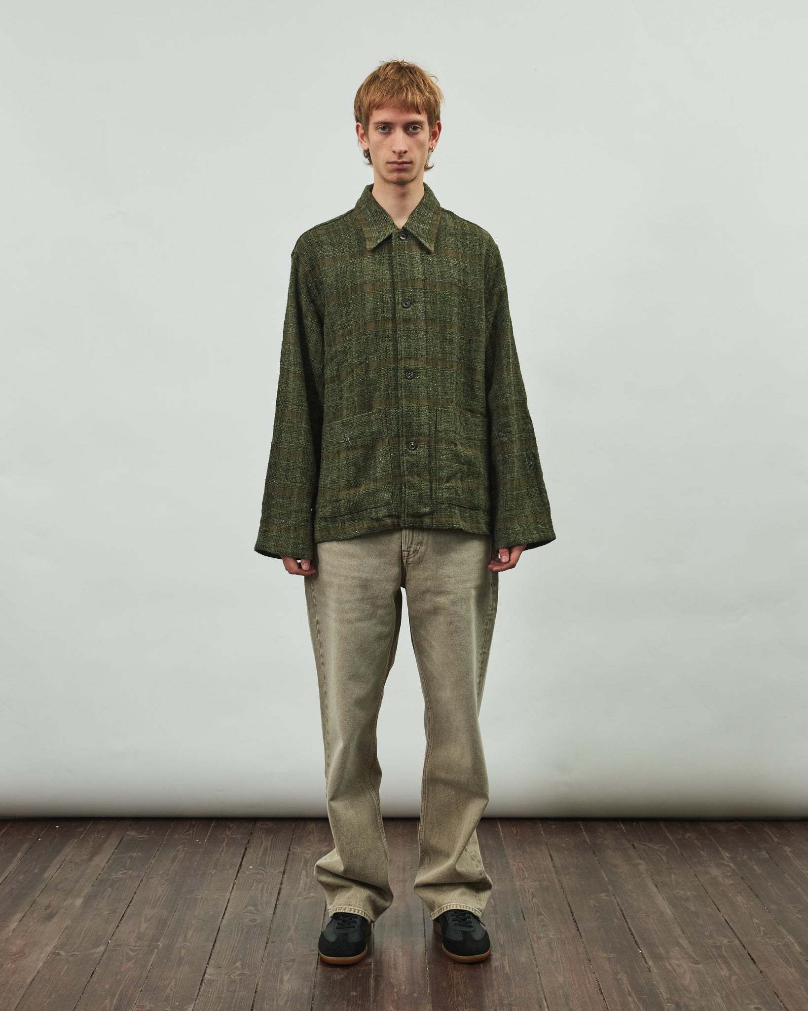 Haven Jacket - Seaweed Sparse Check