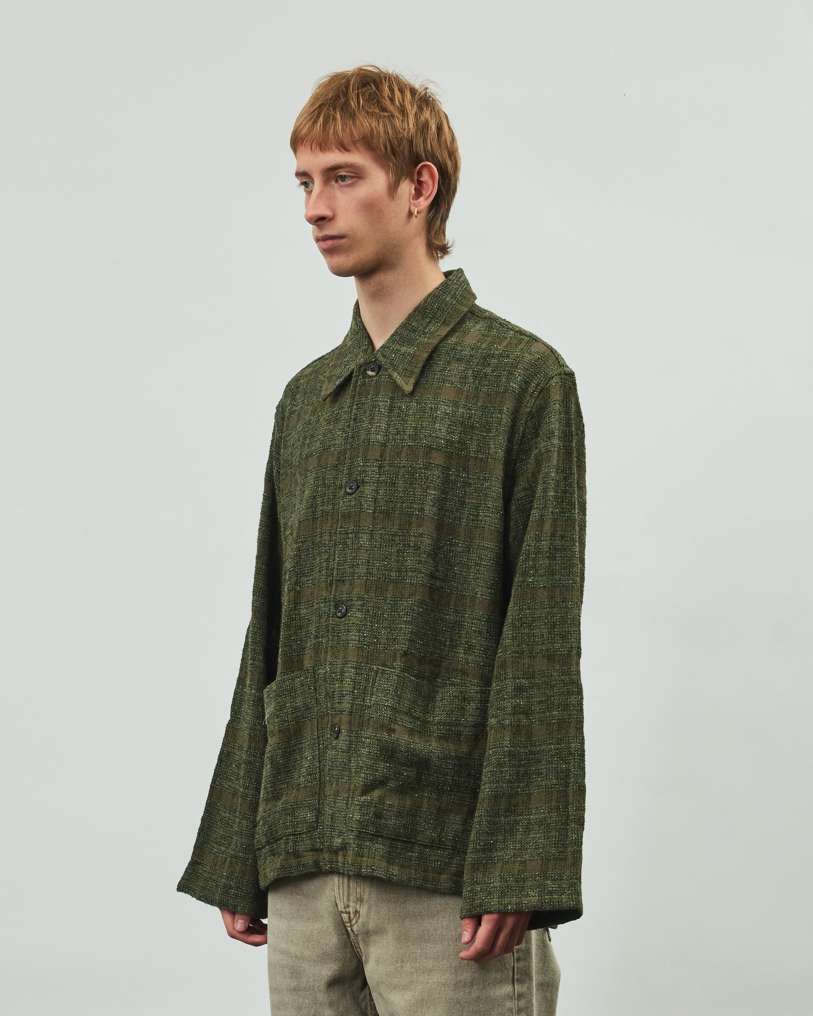 Haven Jacket - Seaweed Sparse Check