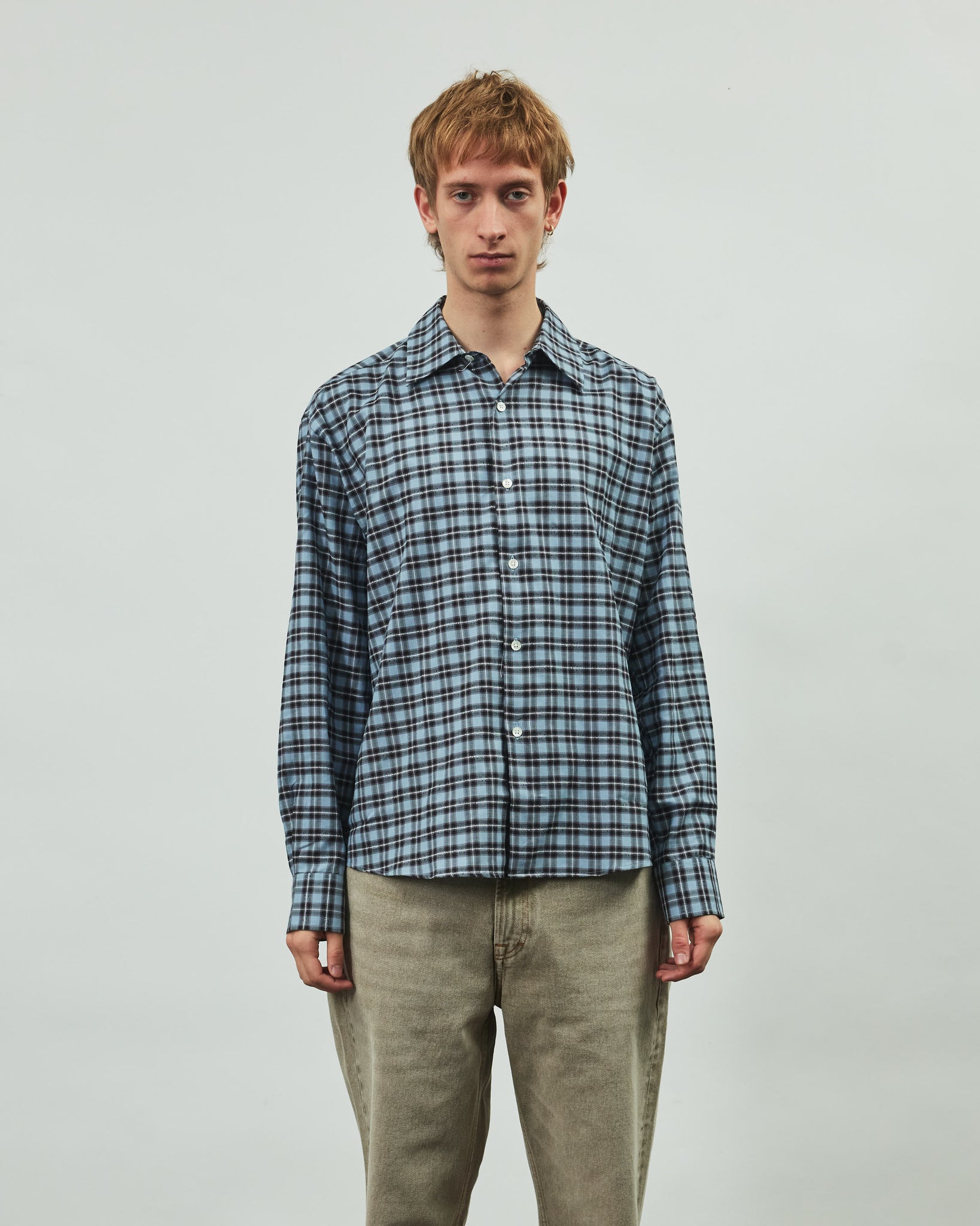 Find Shirt - Blue/Black/White Check