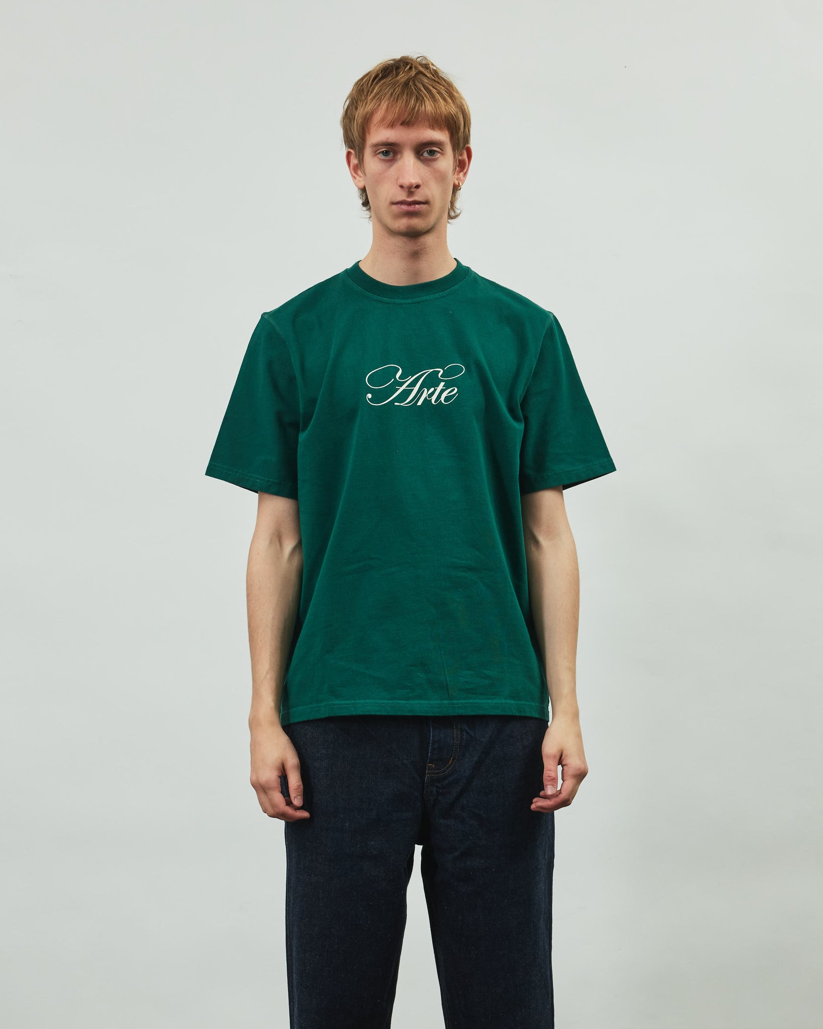 Script Logo T-shirt - Green