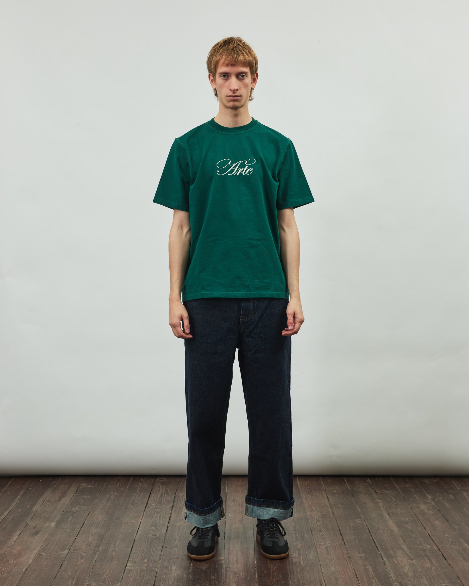 Script Logo T-shirt - Green