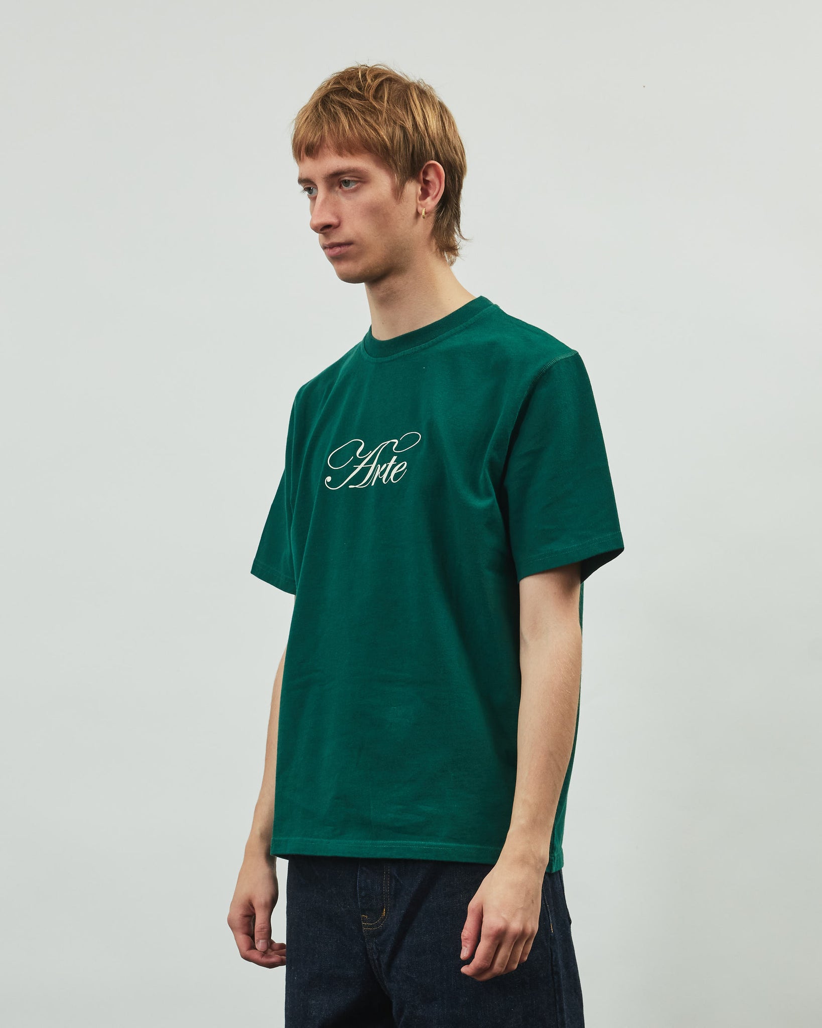 Script Logo T-shirt - Green