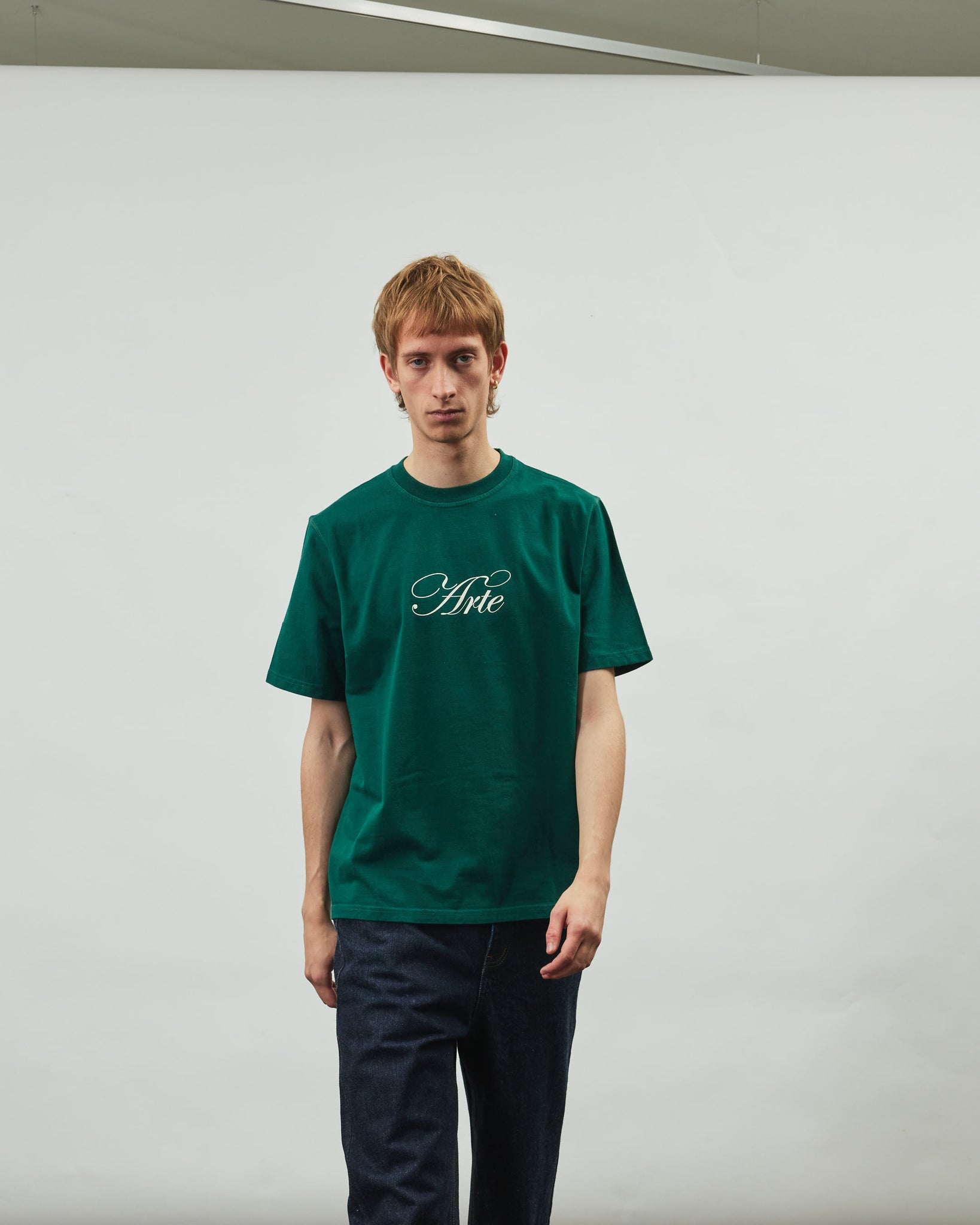 Script Logo T-shirt - Green