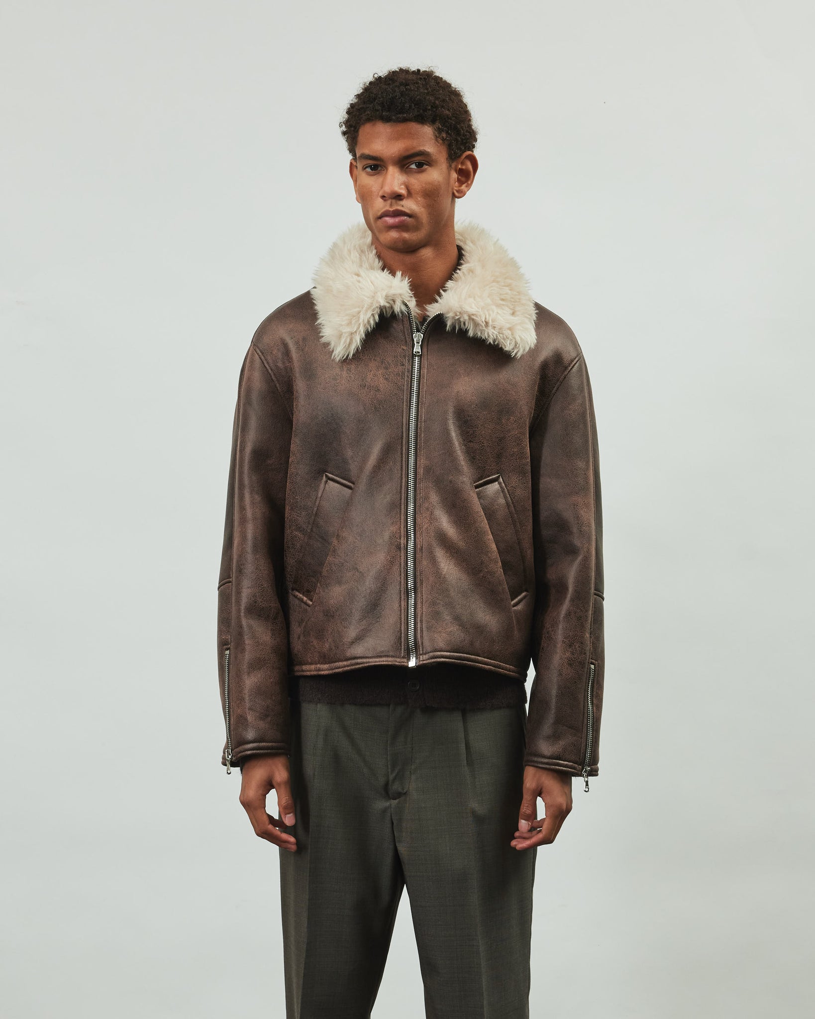 Asante Jacket - Faux Aviator