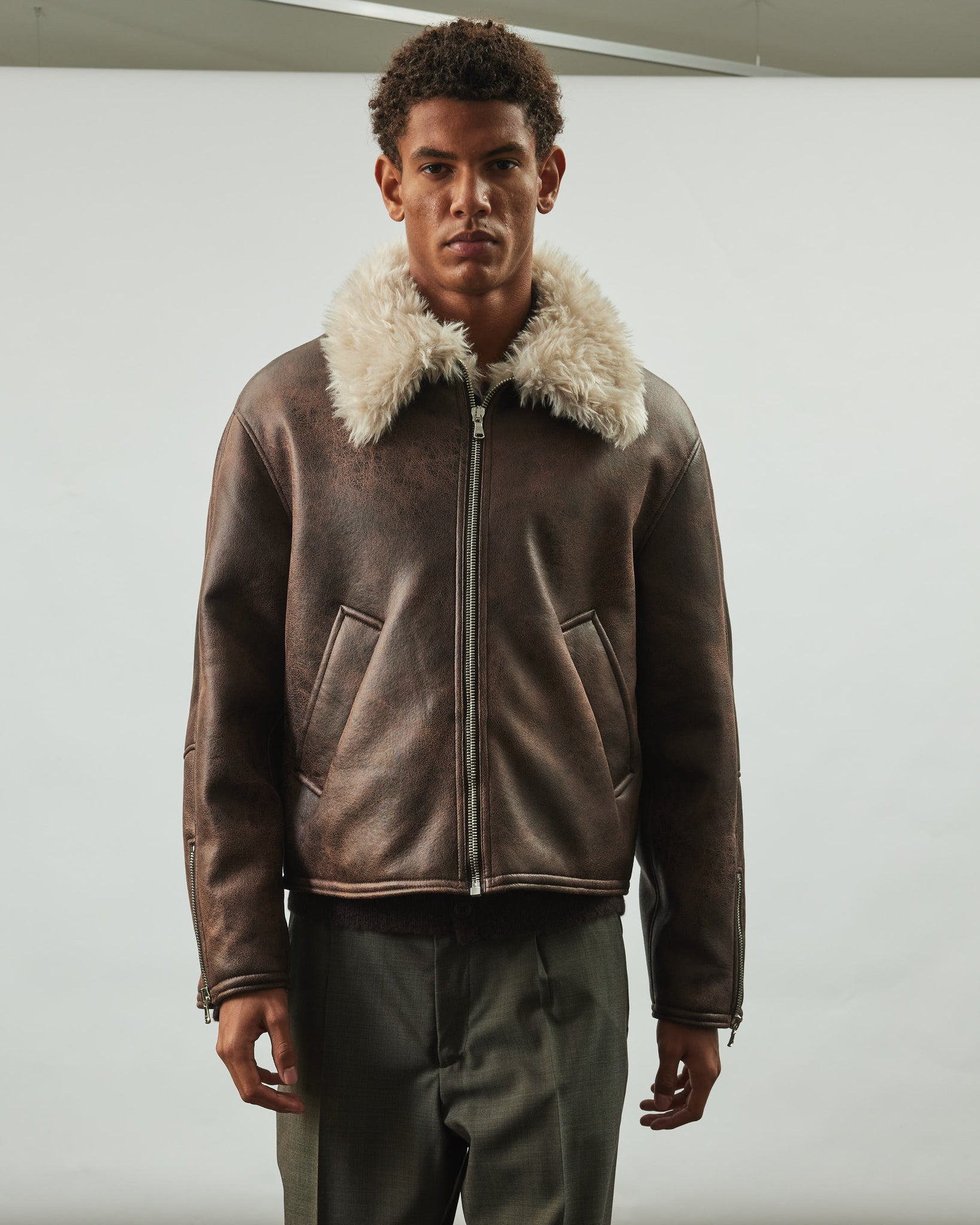 Asante Jacket - Faux Aviator